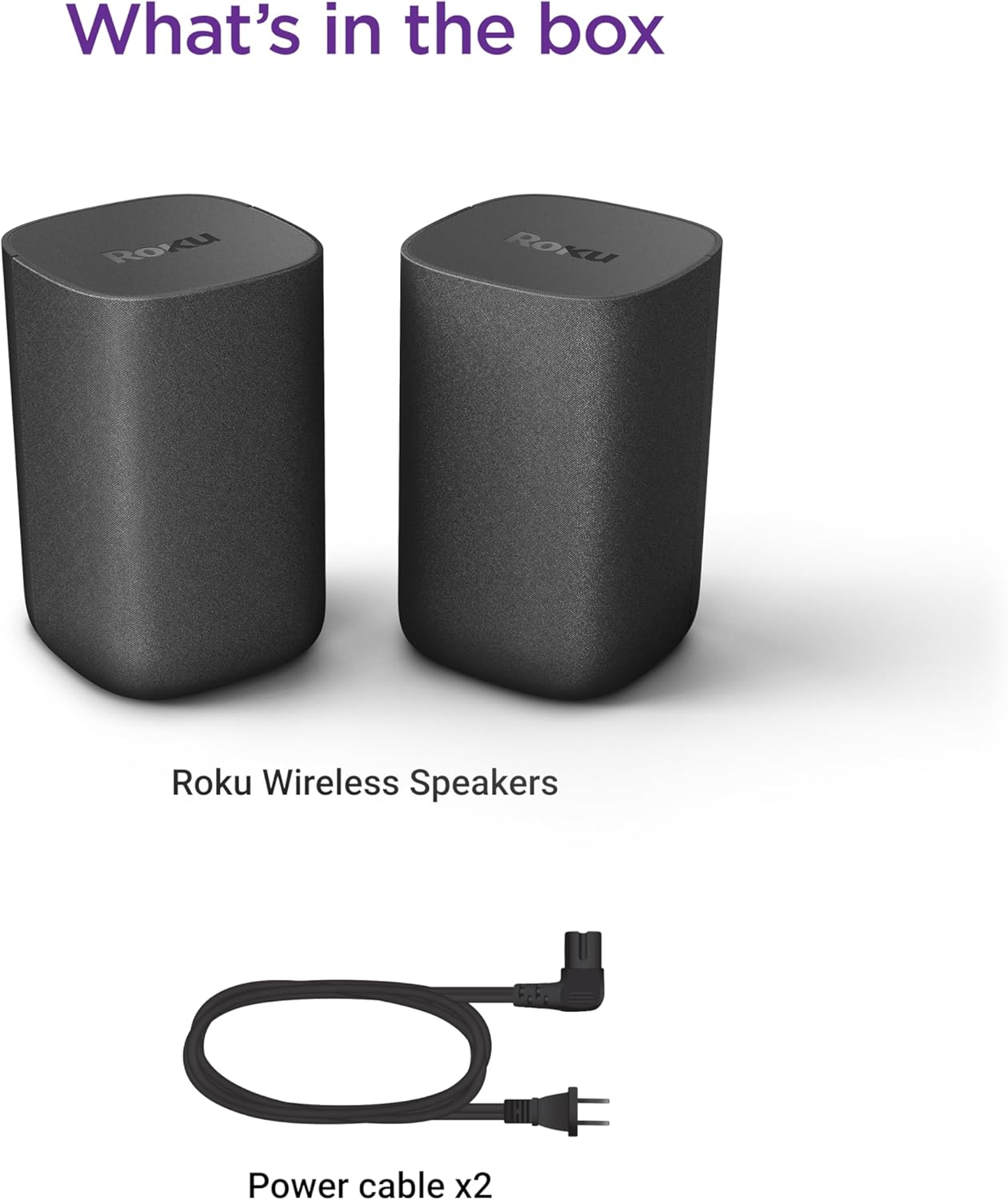 Bezprzewodowy do Streambars or TV Speakers, czarny, 2 Count