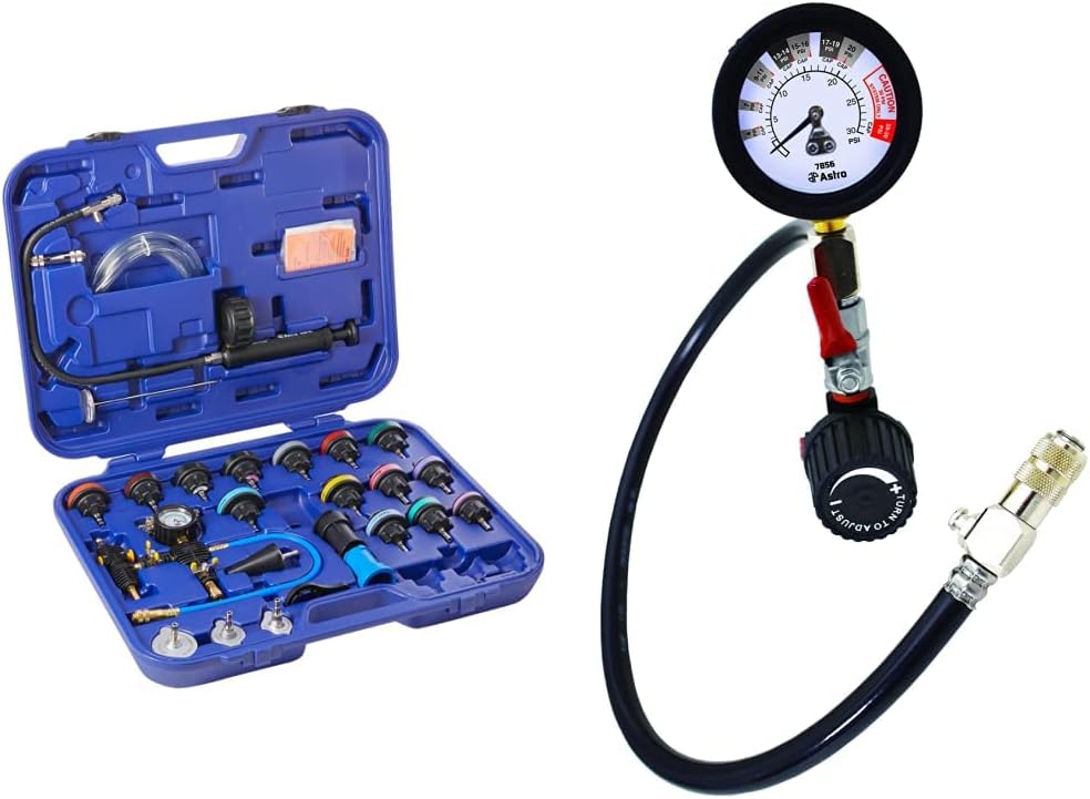 1787468144_SGCJ2k5T Radiator, narzędzie 78585 Universal, ciśnienie Tester i odkurzacz Type Cooling system zestaw