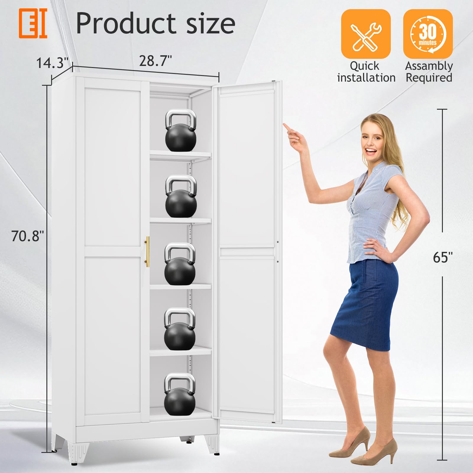 1787468793_2SEL2WV5 71 wysoki metal Pantry szafka z 4 regulowany półki