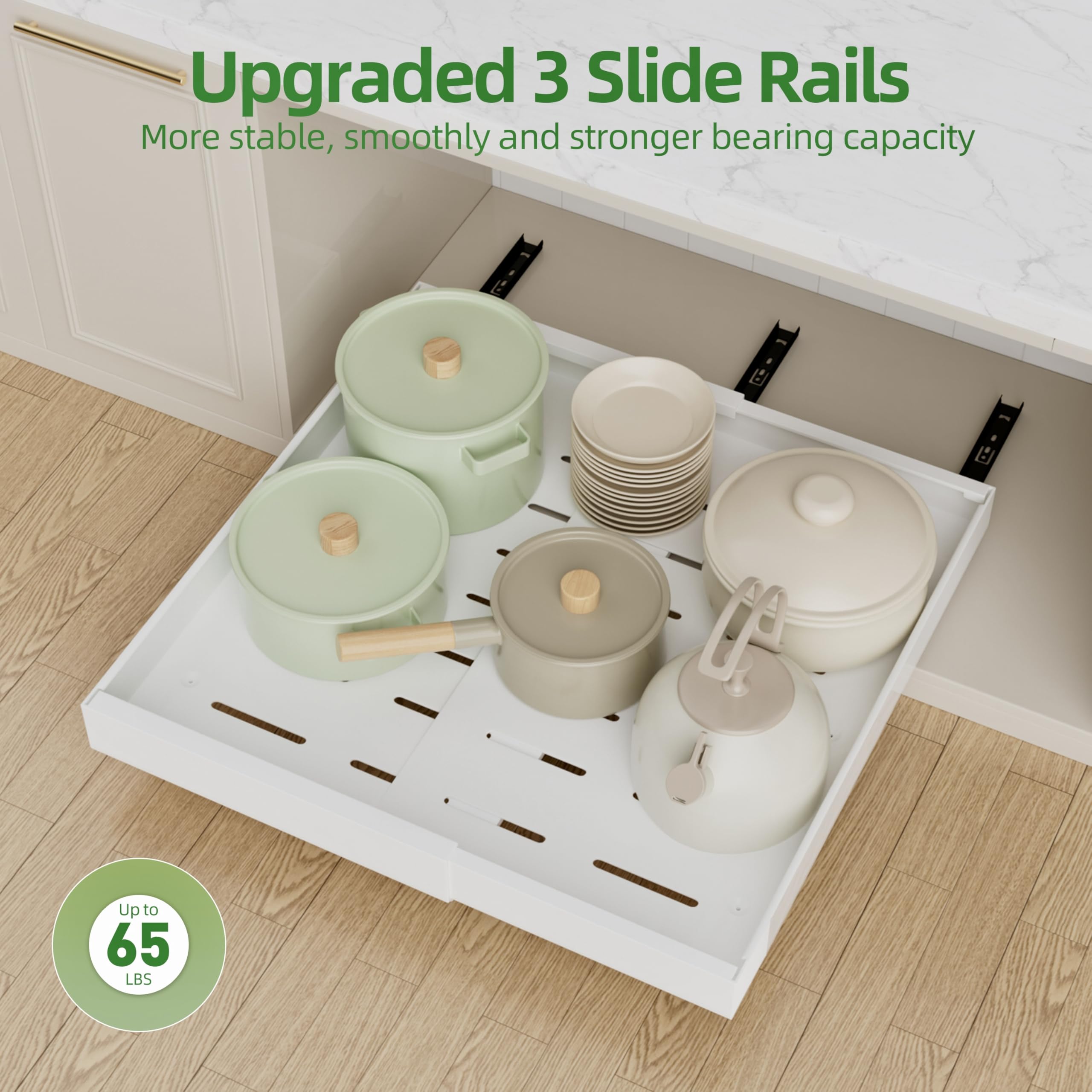 1787468865_u3dTVBrc Szafka, 4 pakiet Pull Out, Organizer z 3 zjezdzalnia Rails