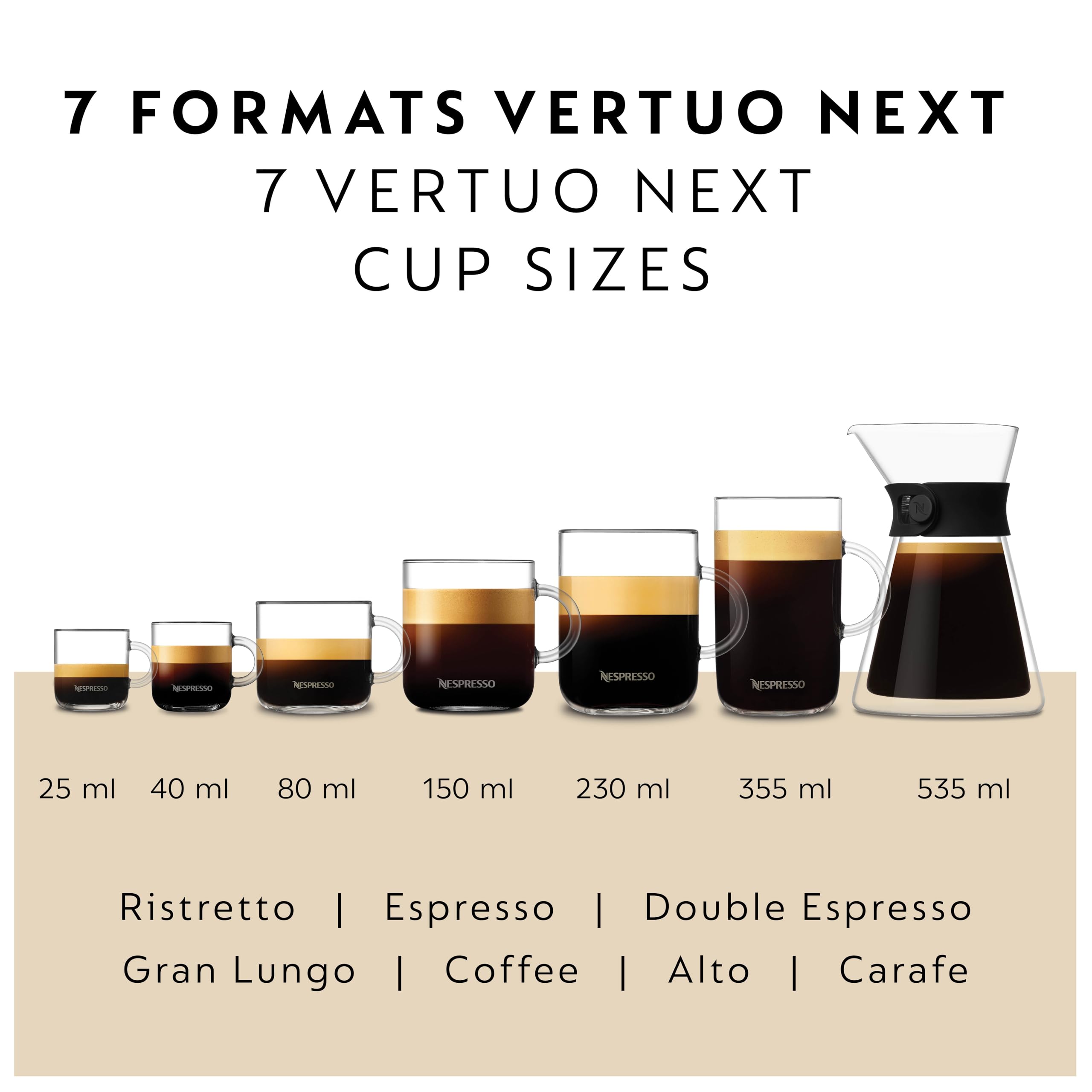 Vertuo Next kawy i Espresso Maker, światło szary