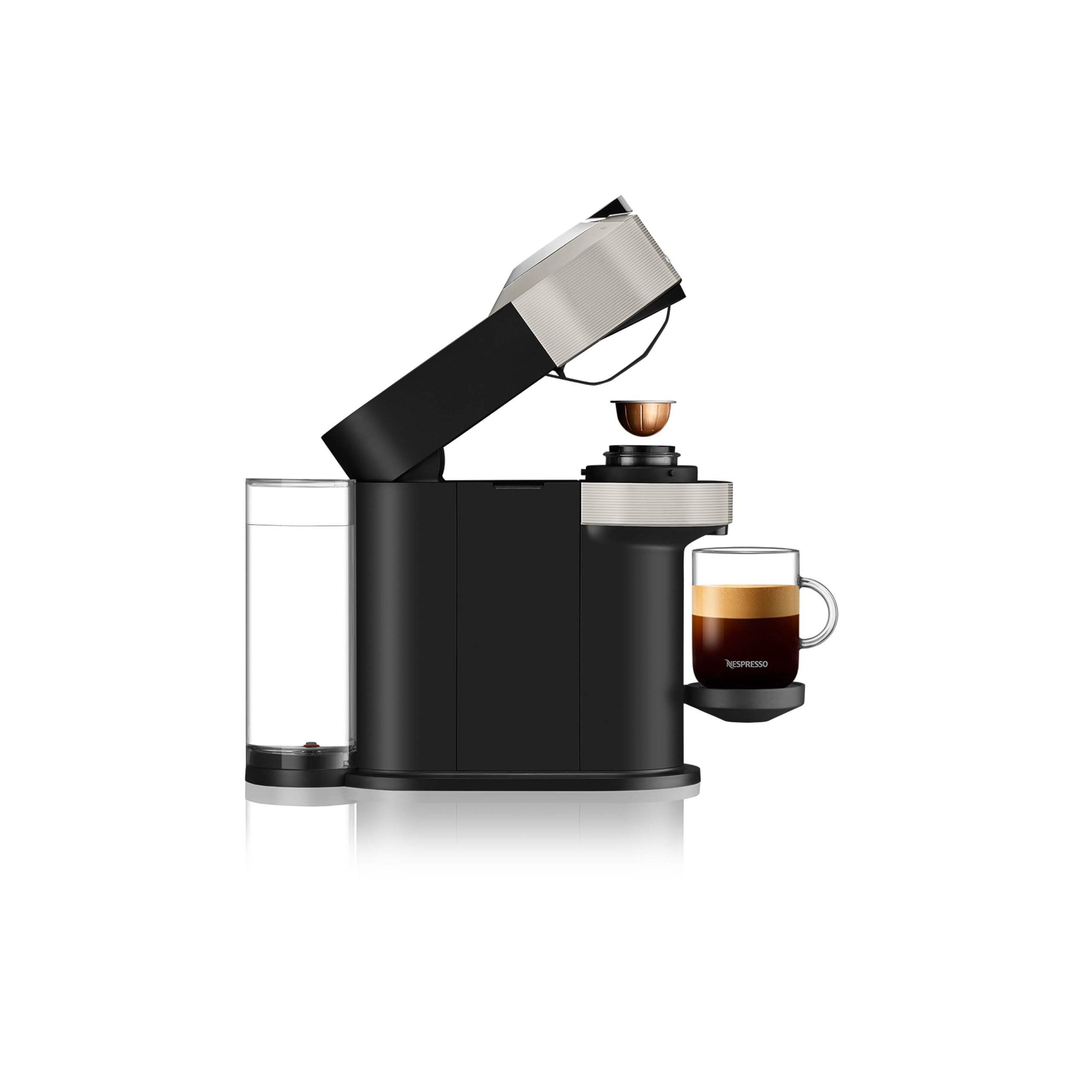 Vertuo Next kawy i Espresso Maker, światło szary