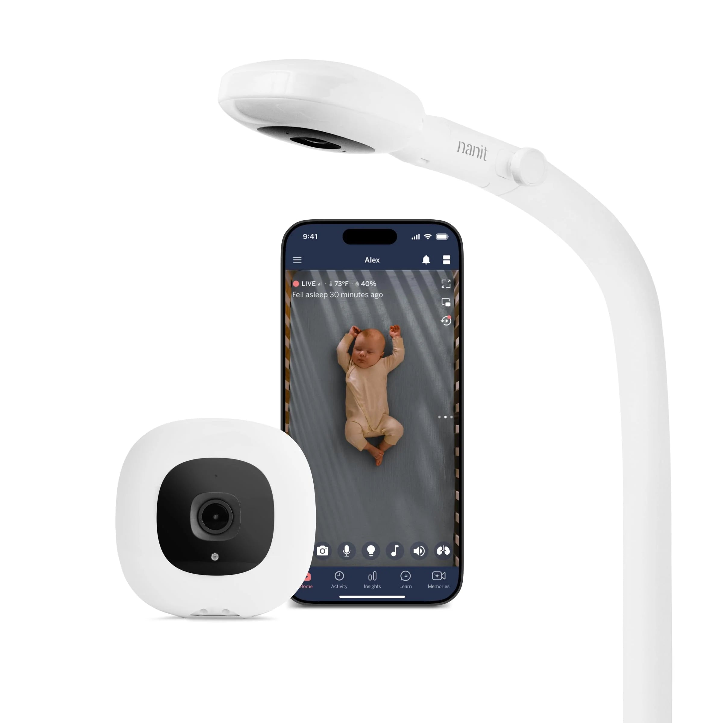 1787470935_tCQJbHdj Pro smart dziecięcy monitor, 1080p Wi-Fi kamera, 2-Way audio