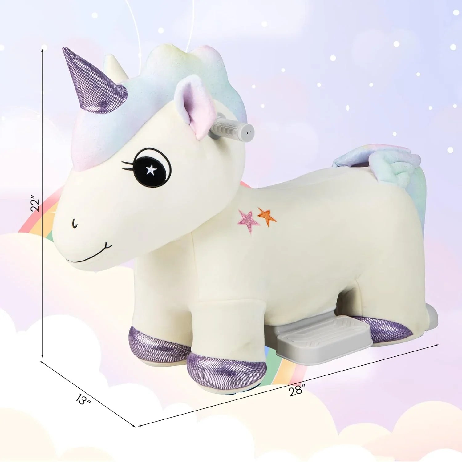 1787474457_j2SSpWuE Dla dzieci Ride Unicorn z 6V akumulator zasilany elektryczny Animal Toy