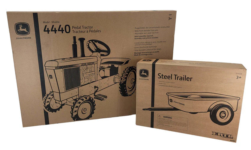 4440 Pedal i stal przyczepa Tractor, regulowany siedzisko, Durable Build
