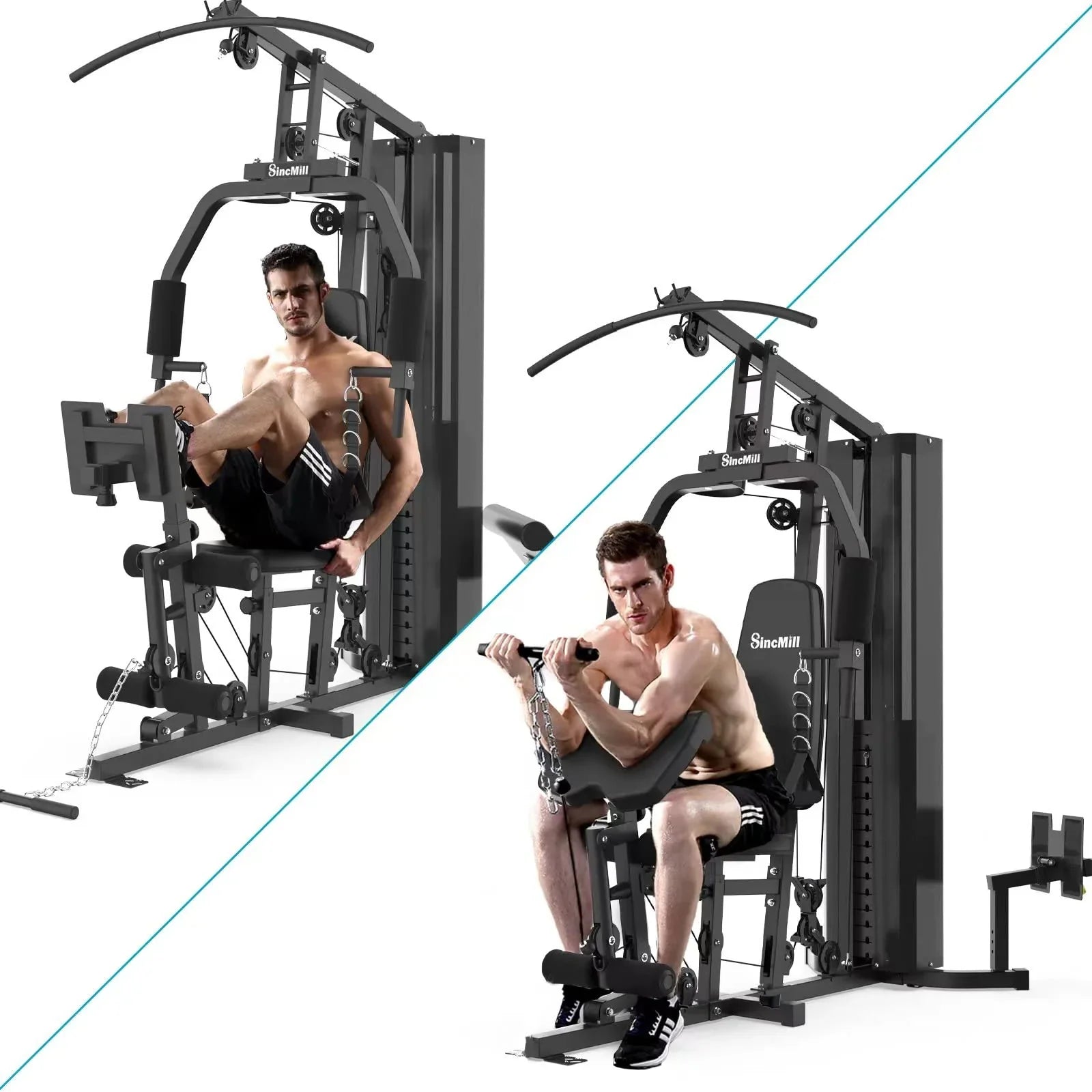 1787477177_xuCG7CAu Domowy Gym, SCM-1148L 148LB Multifunctional pelny korpus domowy Gym Equipment, do domowy Workout