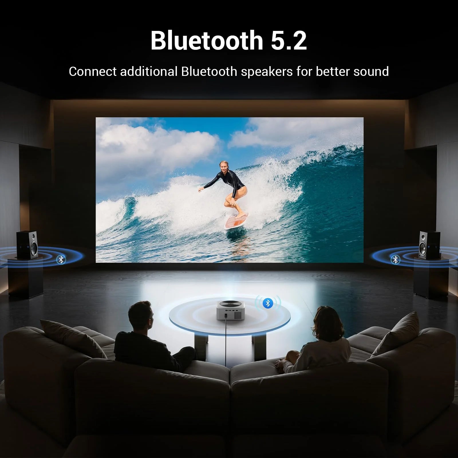 1787477709_nNU4K2jg 1500 lumenów ANSI smart zewnętrzny projektor, 4K Resolution