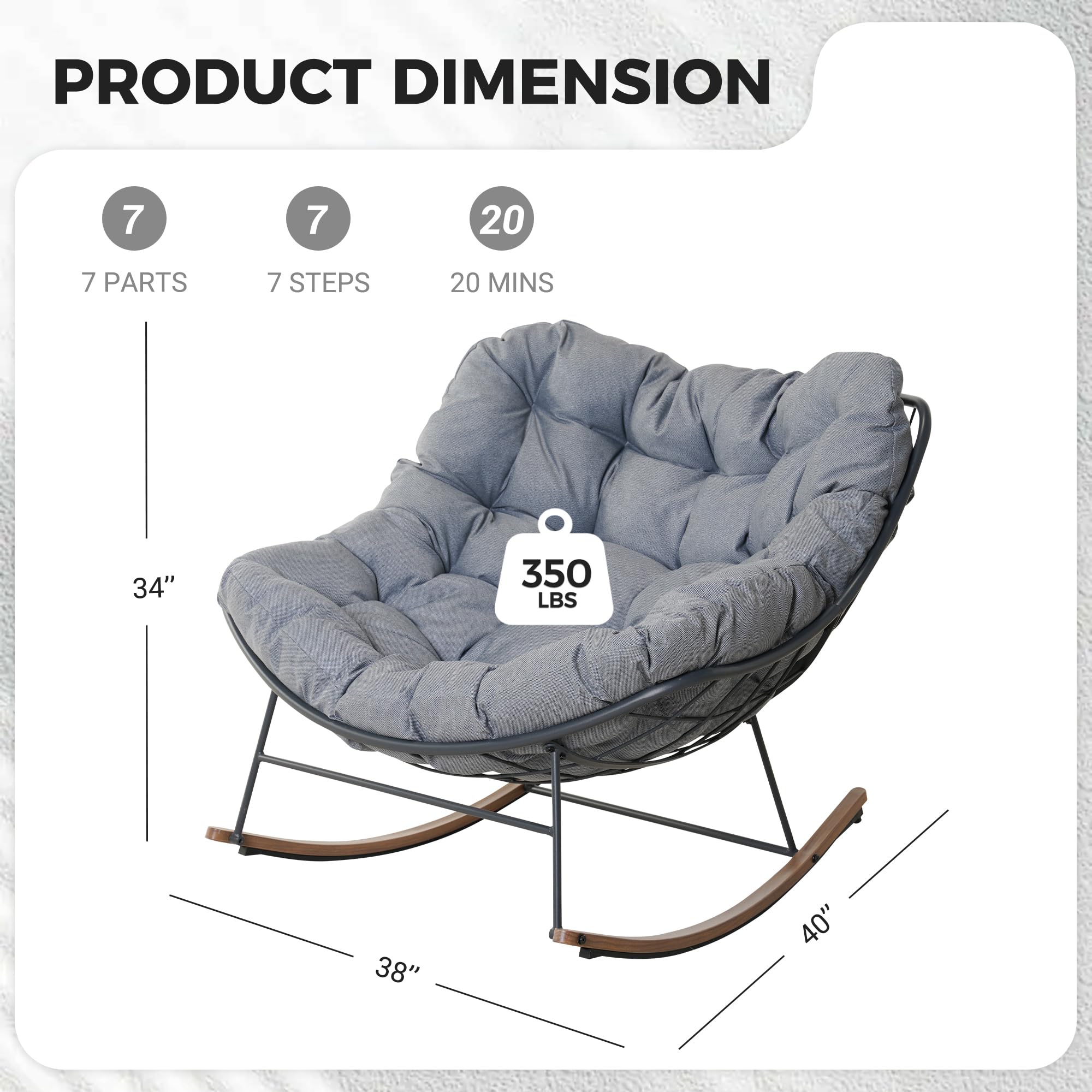 1787478083_PzLcylfq Oversized Papasan fotel bujany z Thick Cushion