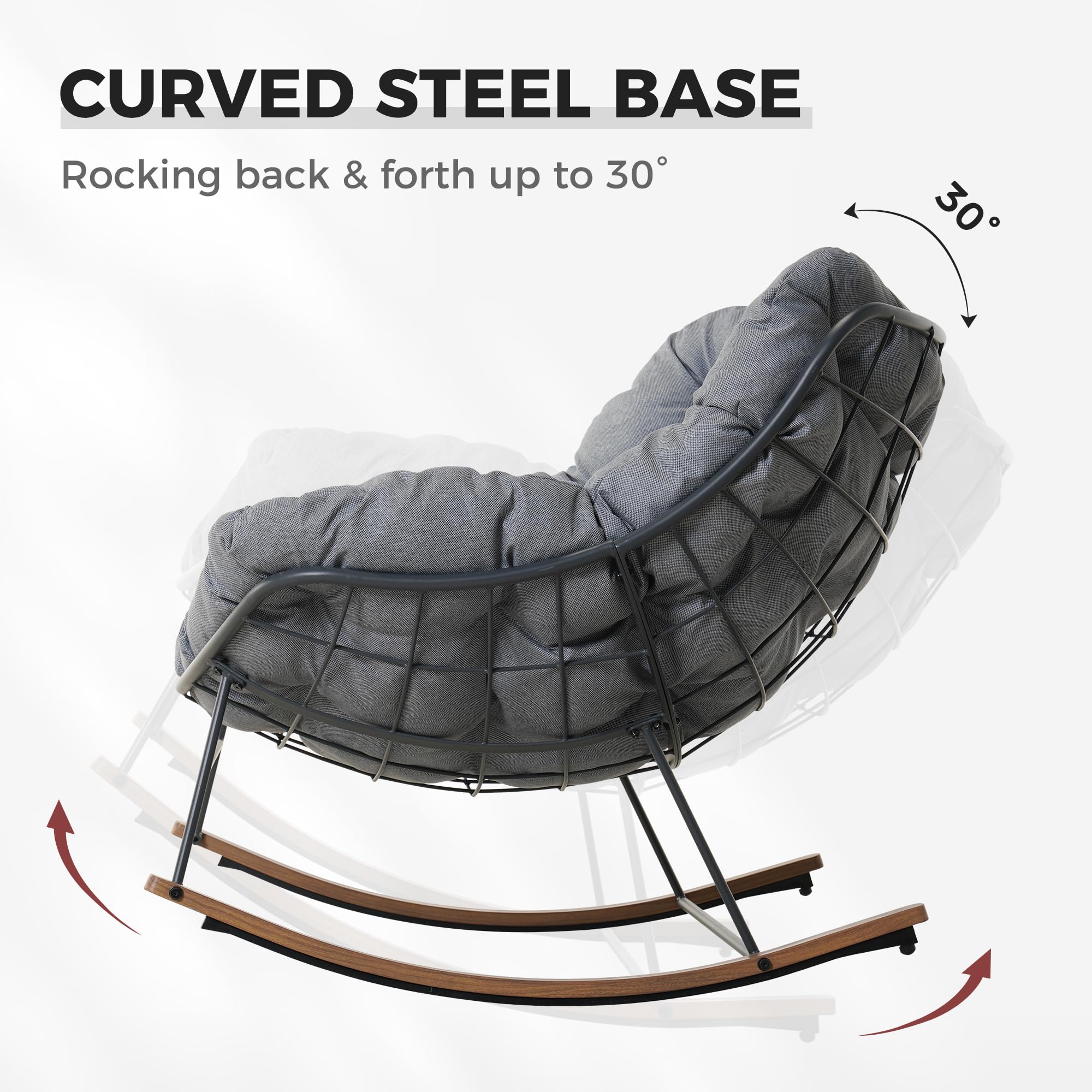 1787478096_lfbWL1BO Oversized Papasan fotel bujany z Thick Cushion