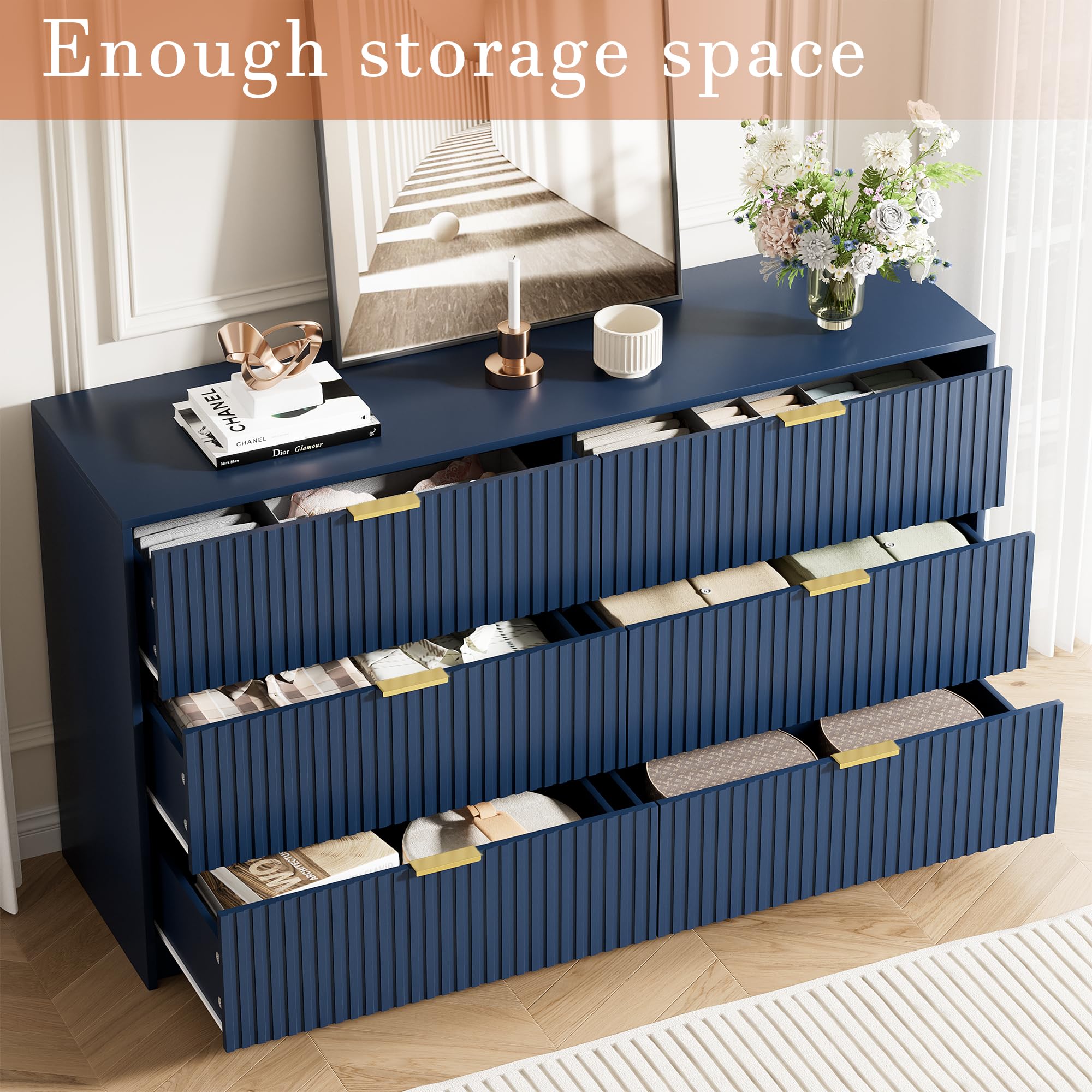 1787479374_pn6nlPDI Navy niebieski nowoczesny Dresser z 6 szuflady