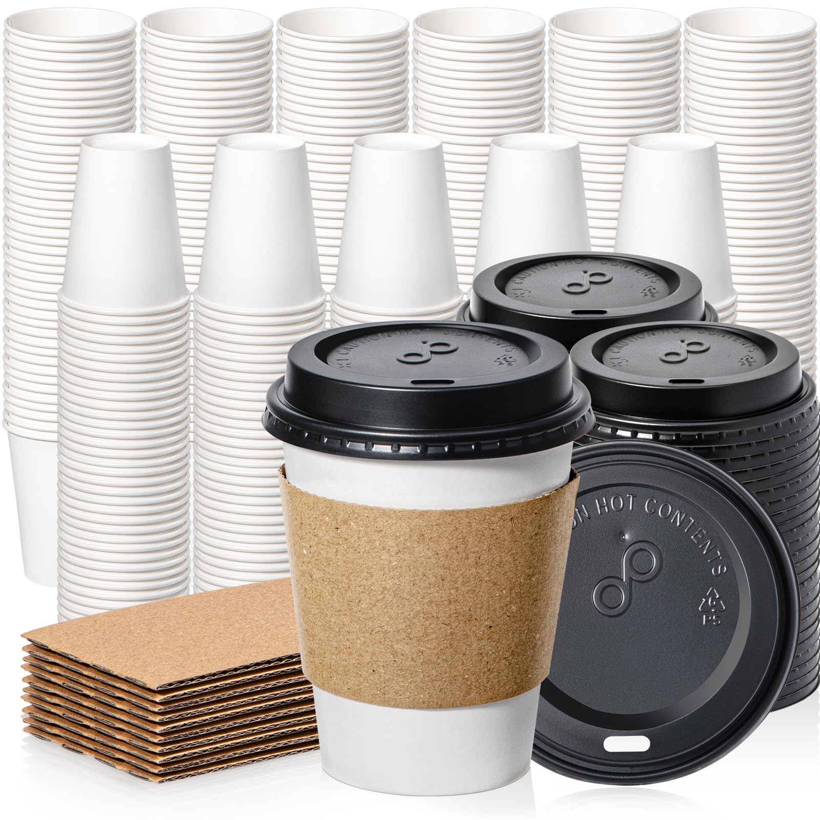 1787479714_woBaZ1pk Meal Prep 500 pakiet Disposable kawy kubki z Lids z 12 Oz