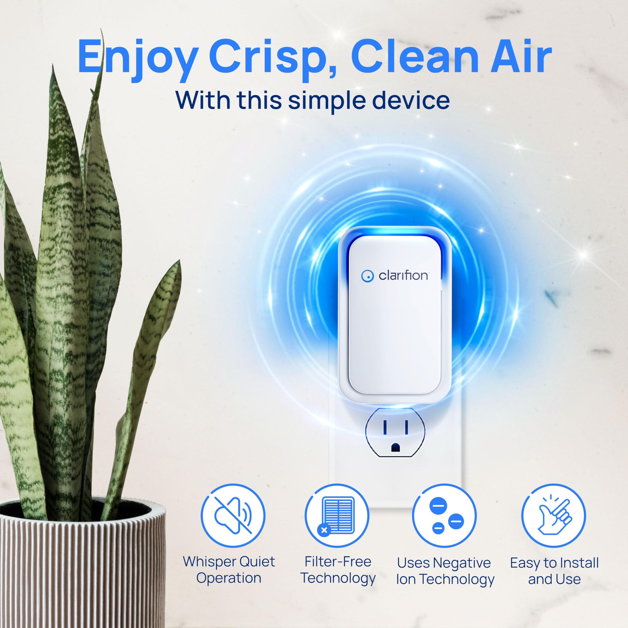 Powietrza Ionizers do domowy z Negative Ion Filtration system