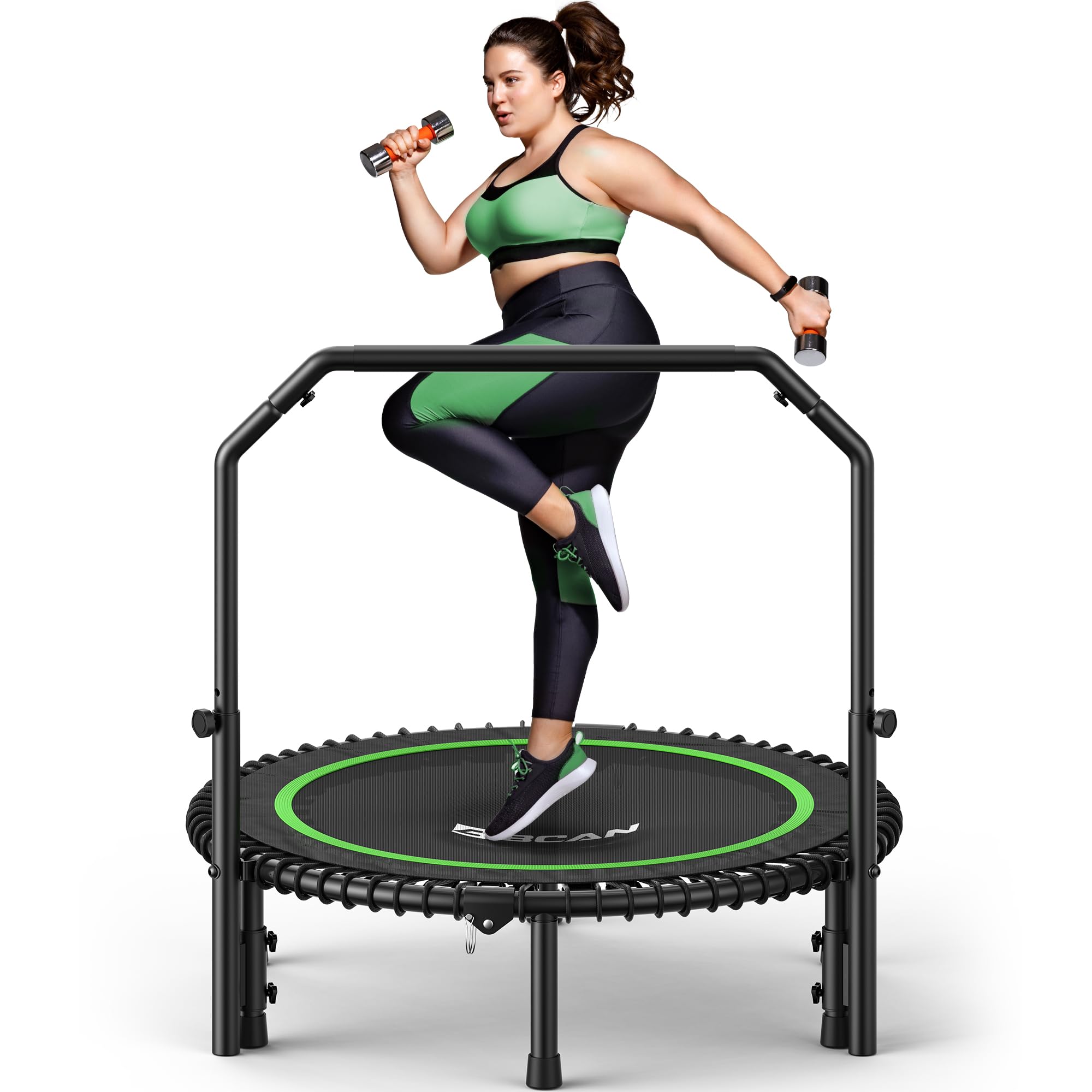 BT2 mini Rebounder do doroslych Trampoline, 450/550LBS