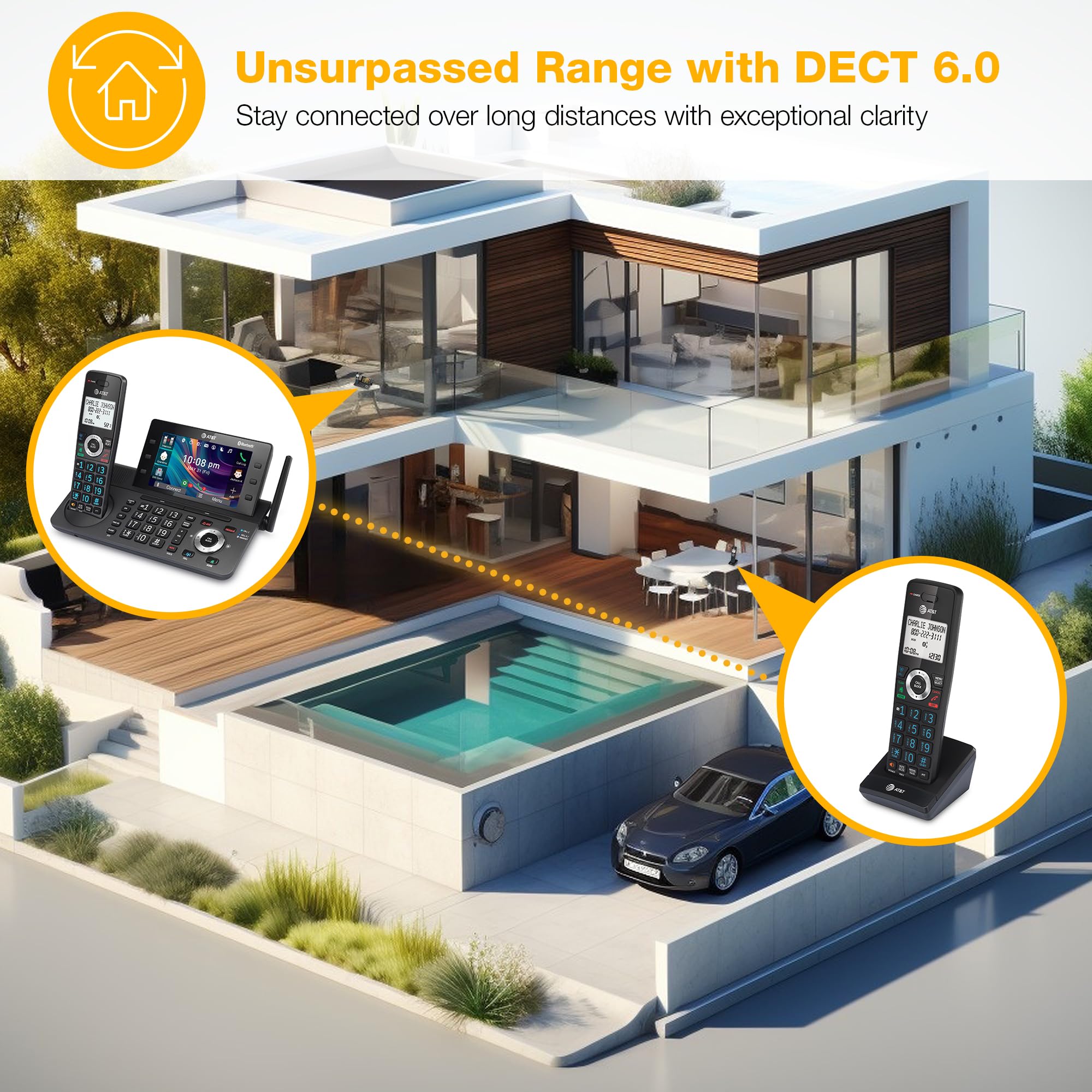 1787491648_mCayUZ1O 5-Handset DECT 6.0 bezprzewodowy Phone z Answering maszyna