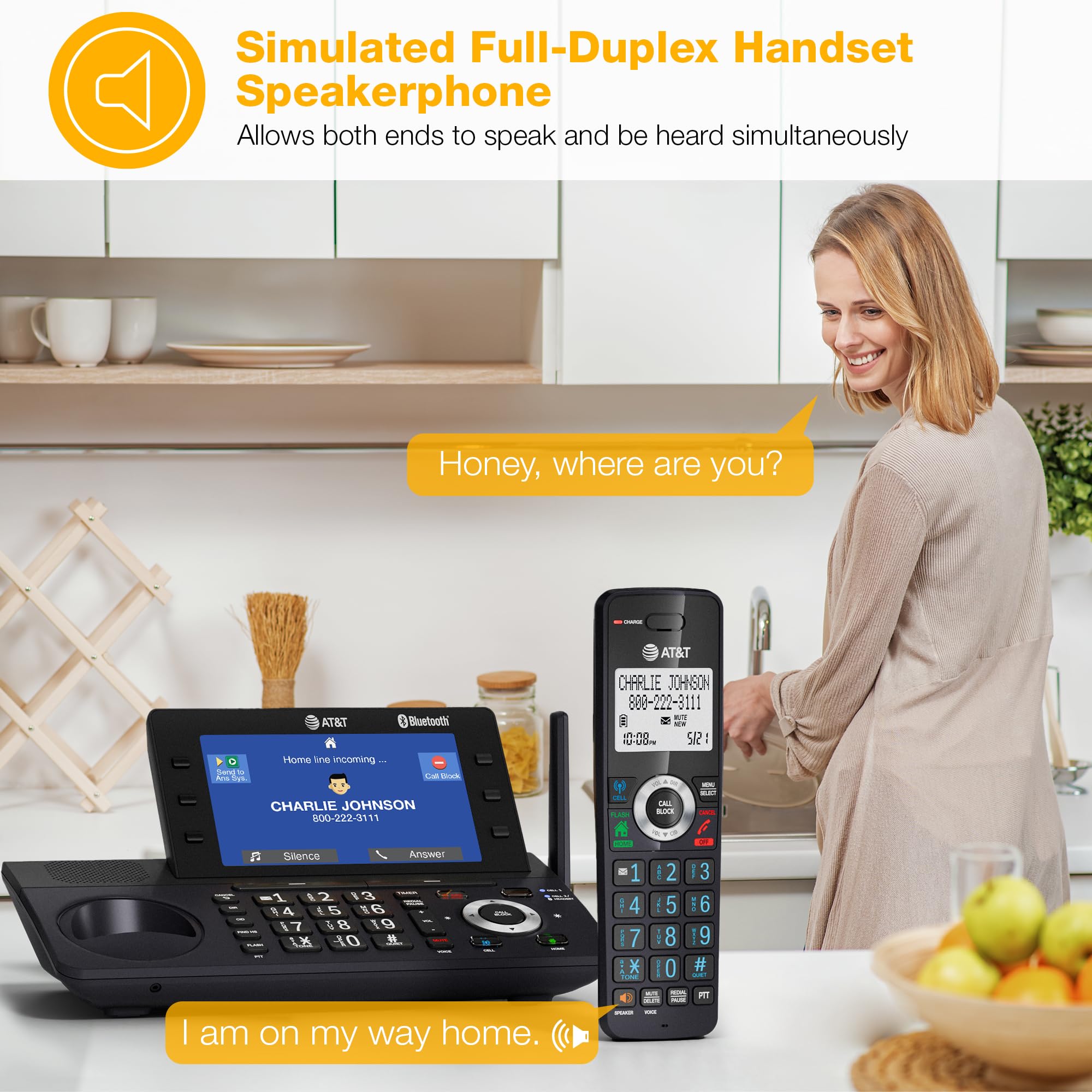 1787491666_8rpmcU9l 5-Handset DECT 6.0 bezprzewodowy Phone z Answering maszyna