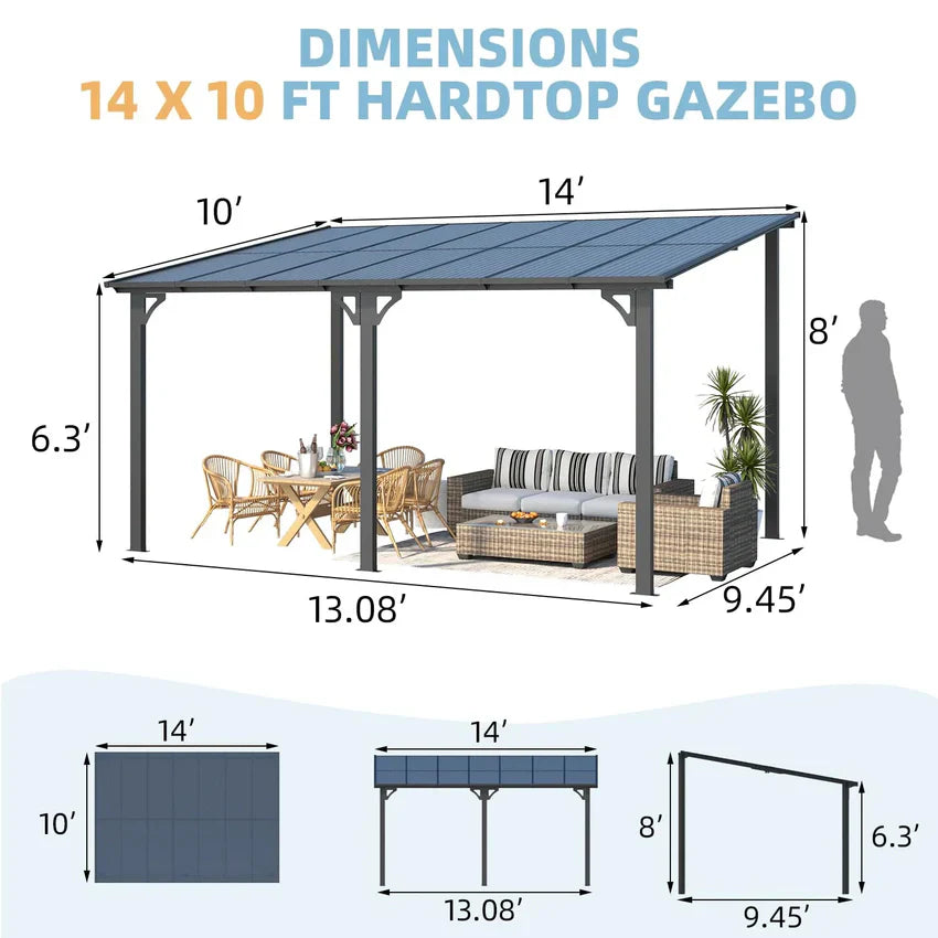 1787493325_MYBzOzD0 14-ft X 10' altana, do tarasowy z dach