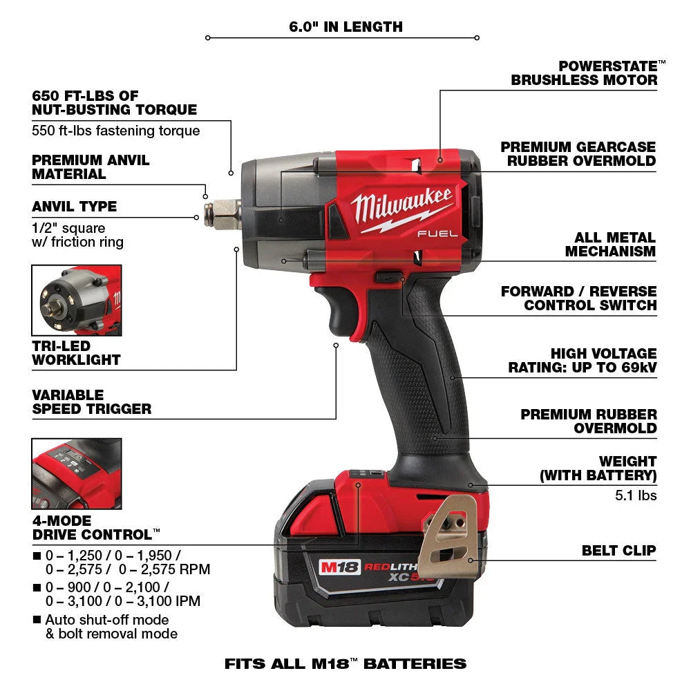 Narzędzie, 18V paliwo litowo-jonowy Brushless bezprzewodowy 7, zestaw combo zestaw 5.0 Ah