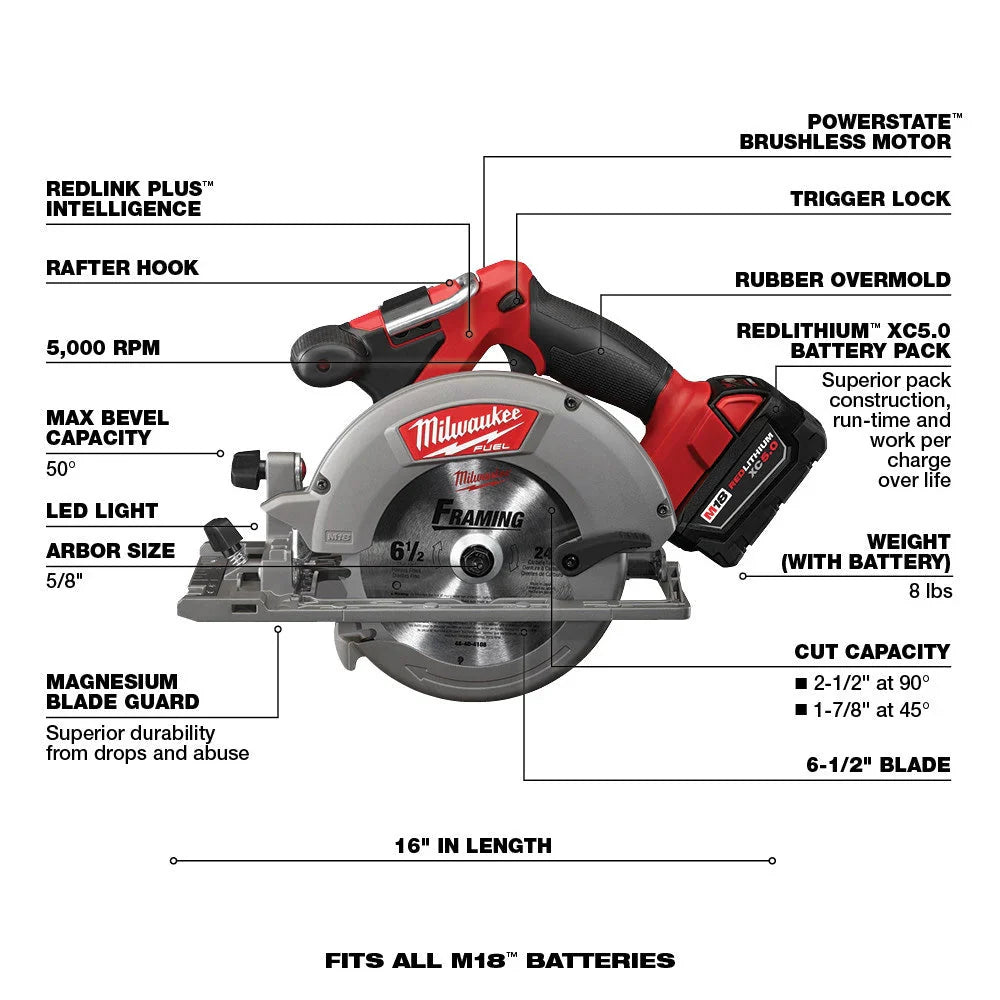Narzędzie, 18V paliwo litowo-jonowy Brushless bezprzewodowy 7, zestaw combo zestaw 5.0 Ah