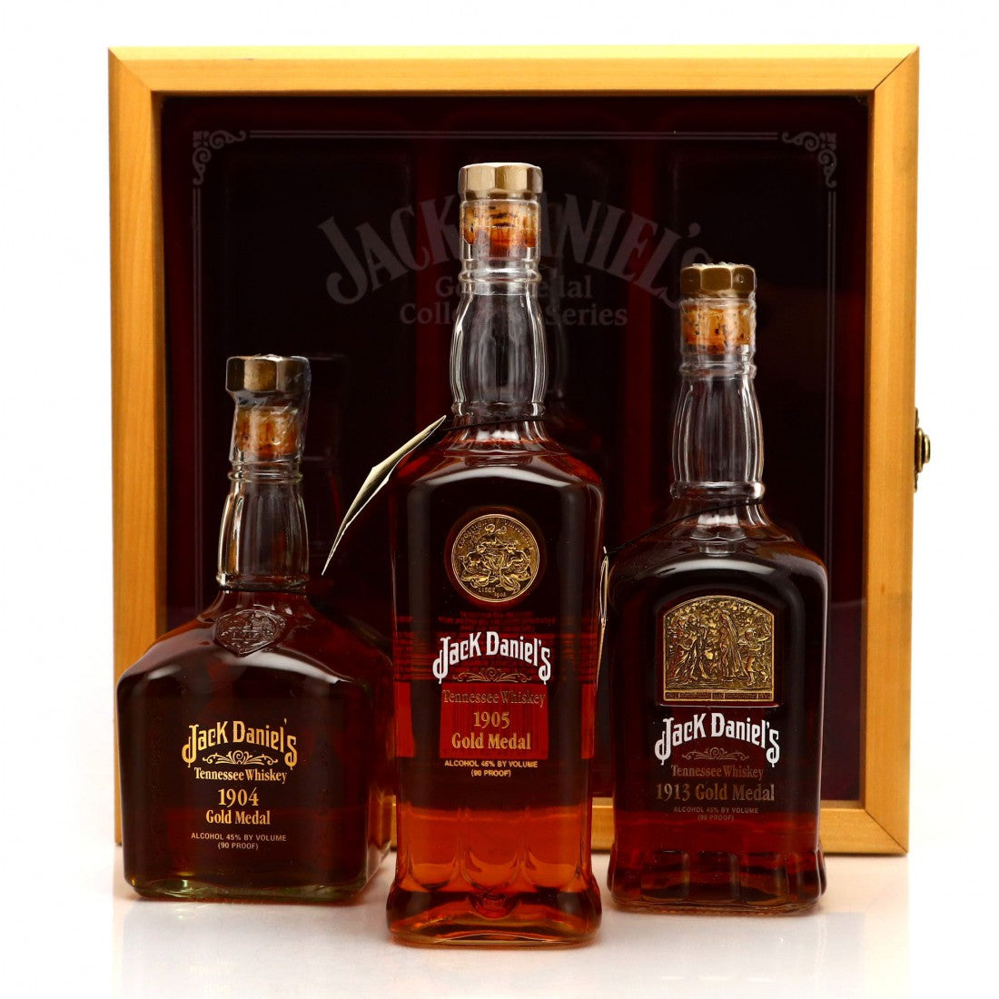 1787497185_2qVxyJFK Whiskey, złoty Medal Three-bottle, Collectors seria