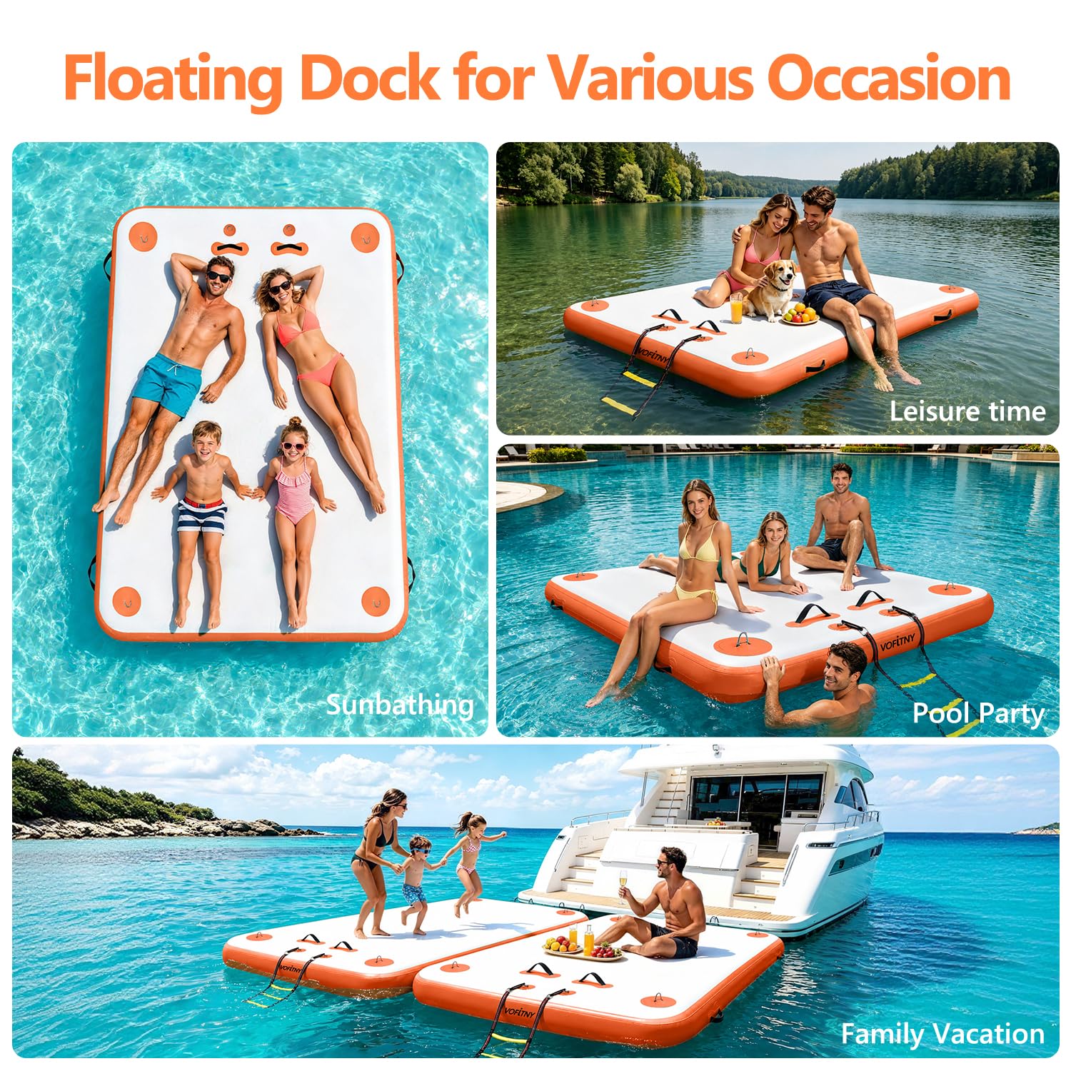 1787499572_5mncRdlA Inflatable Floating Dock z Swim Platform do Lakes