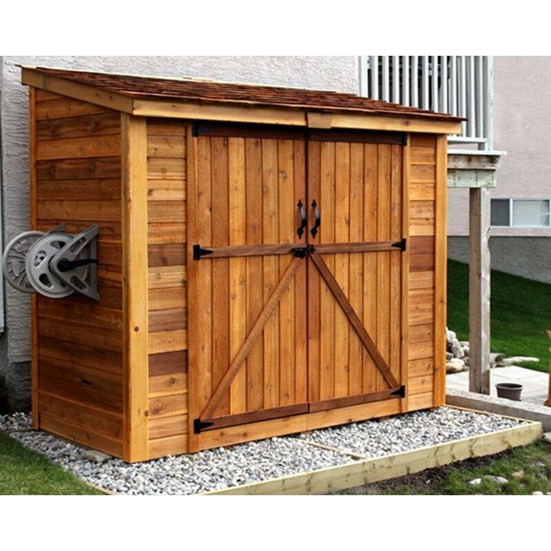 1787502363_RRjHW4LB Szopa, 8 ft. W X 4 ft. D lite drewno Lean-to narzędzie