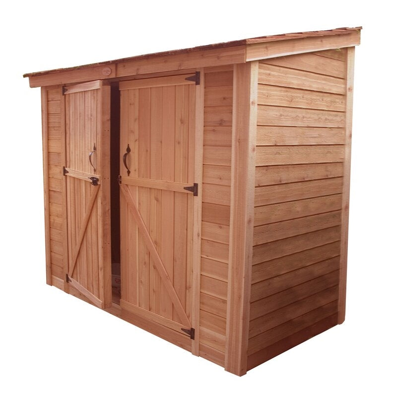 1787502381_mEHsxdzW Szopa, 8 ft. W X 4 ft. D lite drewno Lean-to narzędzie