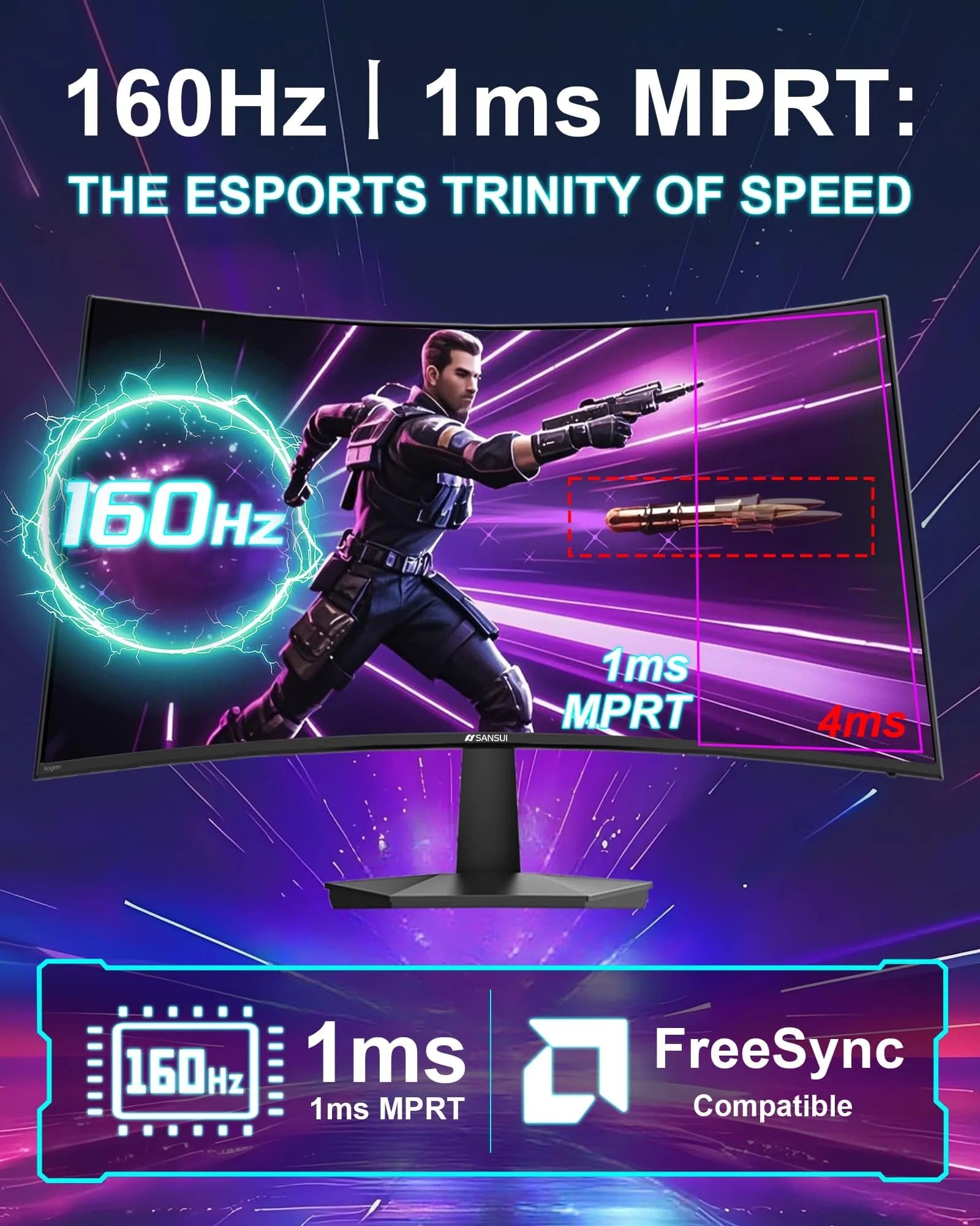 1787504253_mhaa5jdo Gamingowy monitor, 27-cali Curved 160Hz, FHD 1080P