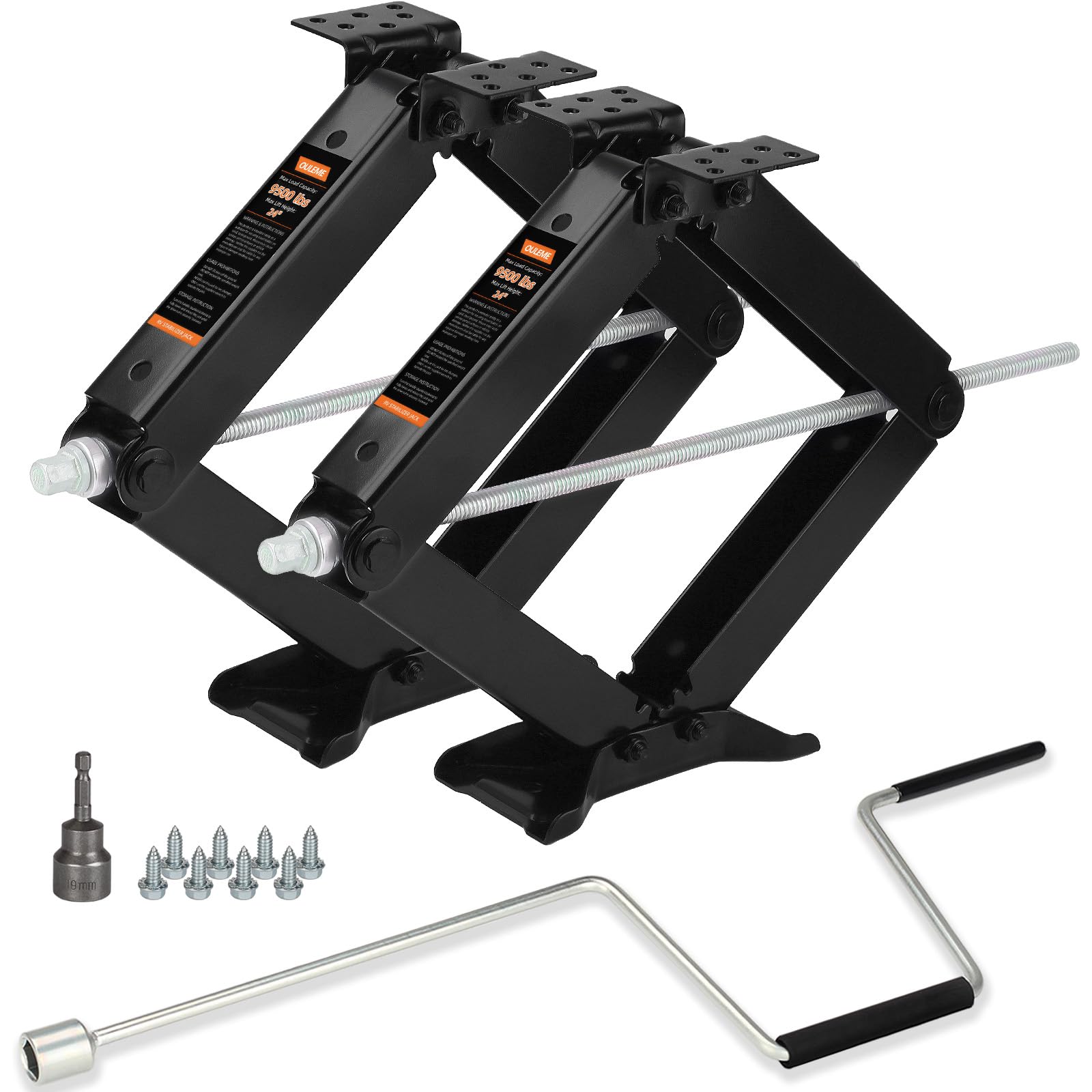 1787507100_dTArWS5z 24 RV Camper Scissor podnośnik z wzmocniony Stabilizer zestaw