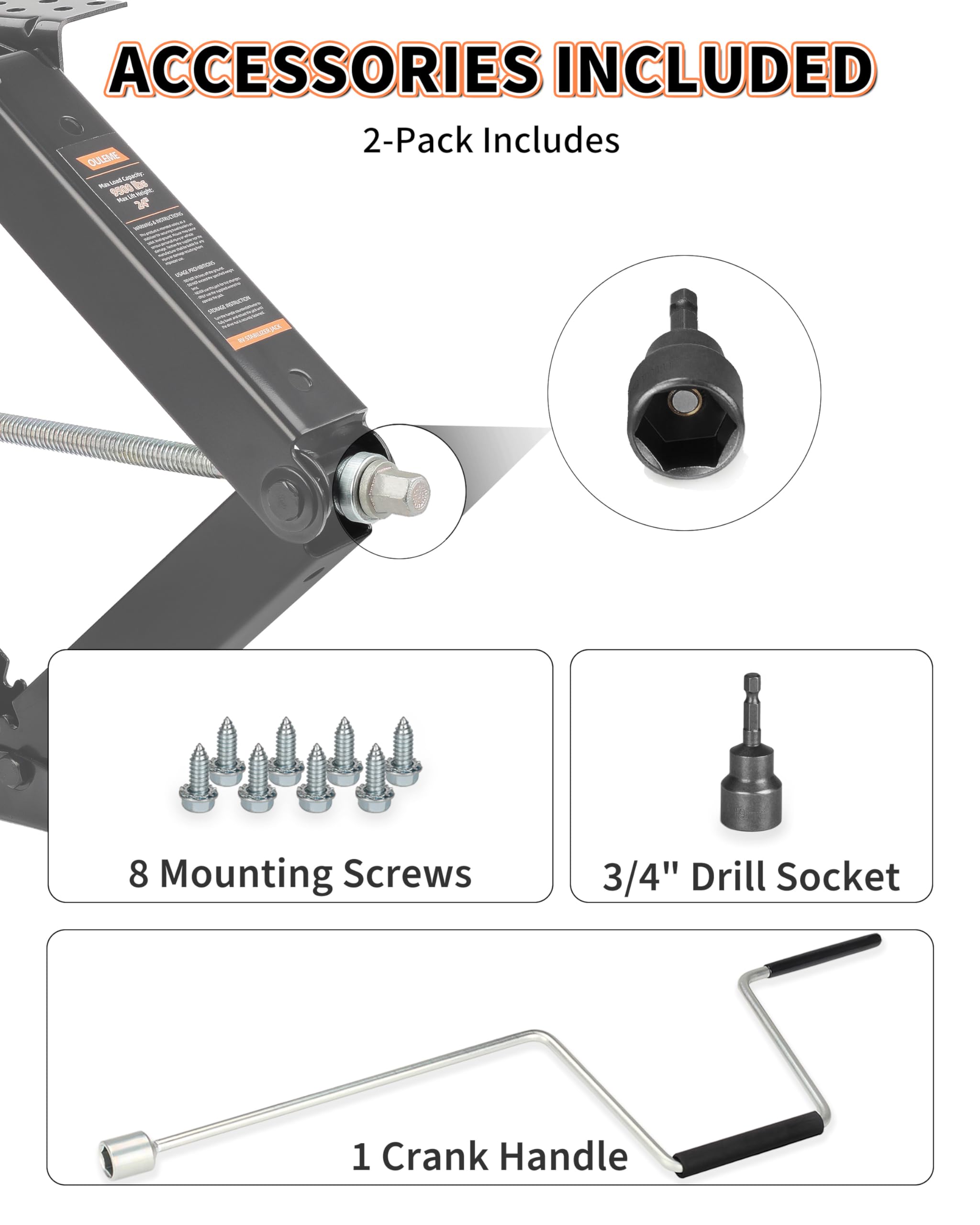 1787507122_Ap38evjT 24 RV Camper Scissor podnośnik z wzmocniony Stabilizer zestaw