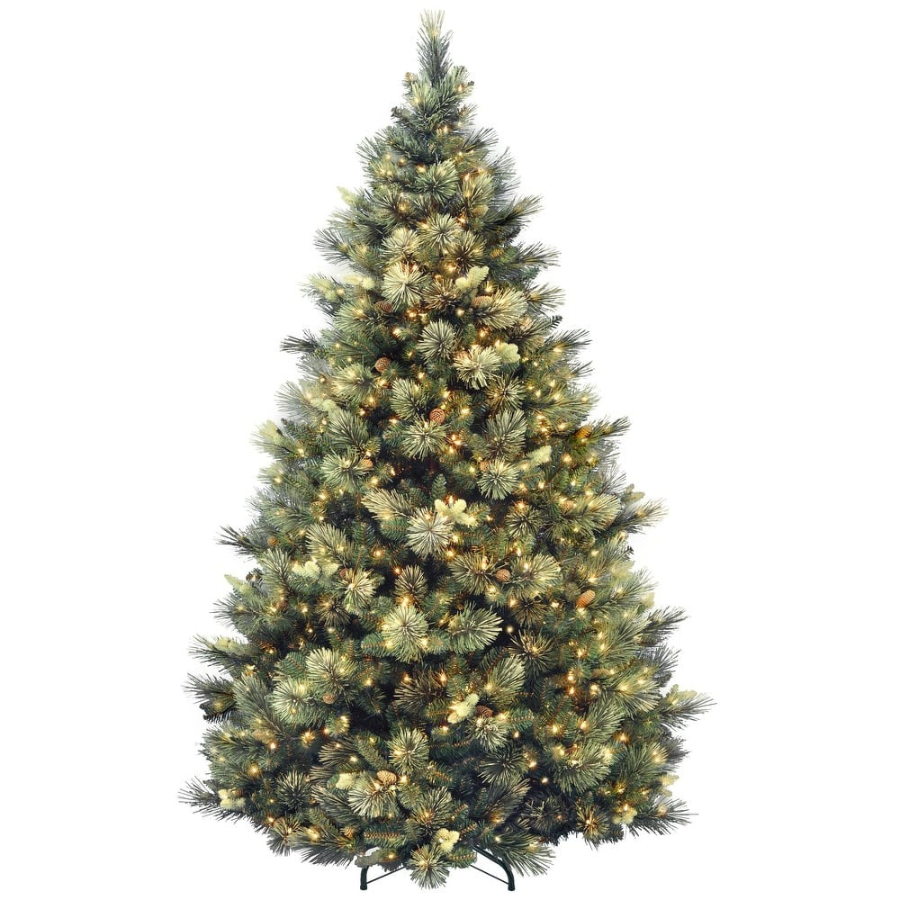 1787509535_P6S8RYG8 7.5 ft. Carolina Pine z przezroczysty lampy Tree, 7.5 stopa