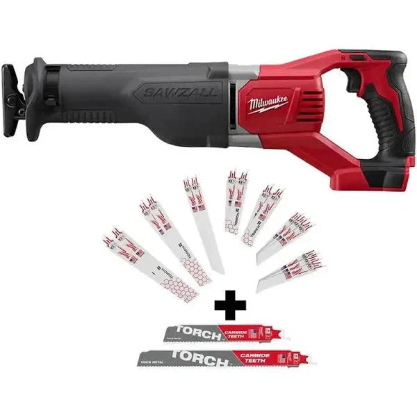 1787510174_yXjJjHOi Saw - M18 18-Volt Lithium-ion Cordless Sawzall Reciprocating - Featuring Sawzall Blade Set (18-Piece)