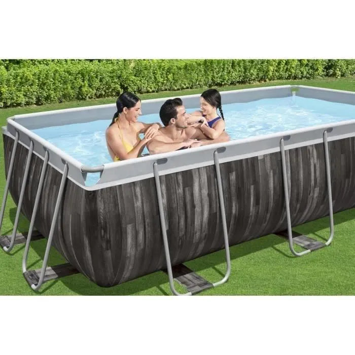 1787512725_ntfcOko5 Kit - Piscine Hors Sol Tubulaire - 488 X 305 X 107 Cm, Ovale (Livrée Avec Une Échelle, Une Bche, Un Épurateur)