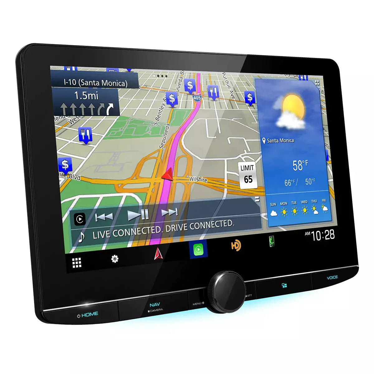 1787513336_8LxPW2CT Kenwood Excelon DNR1007XR 10.1 cali HD Navigation samochodowy Stereo z Bluetooth i Wi-Fi
