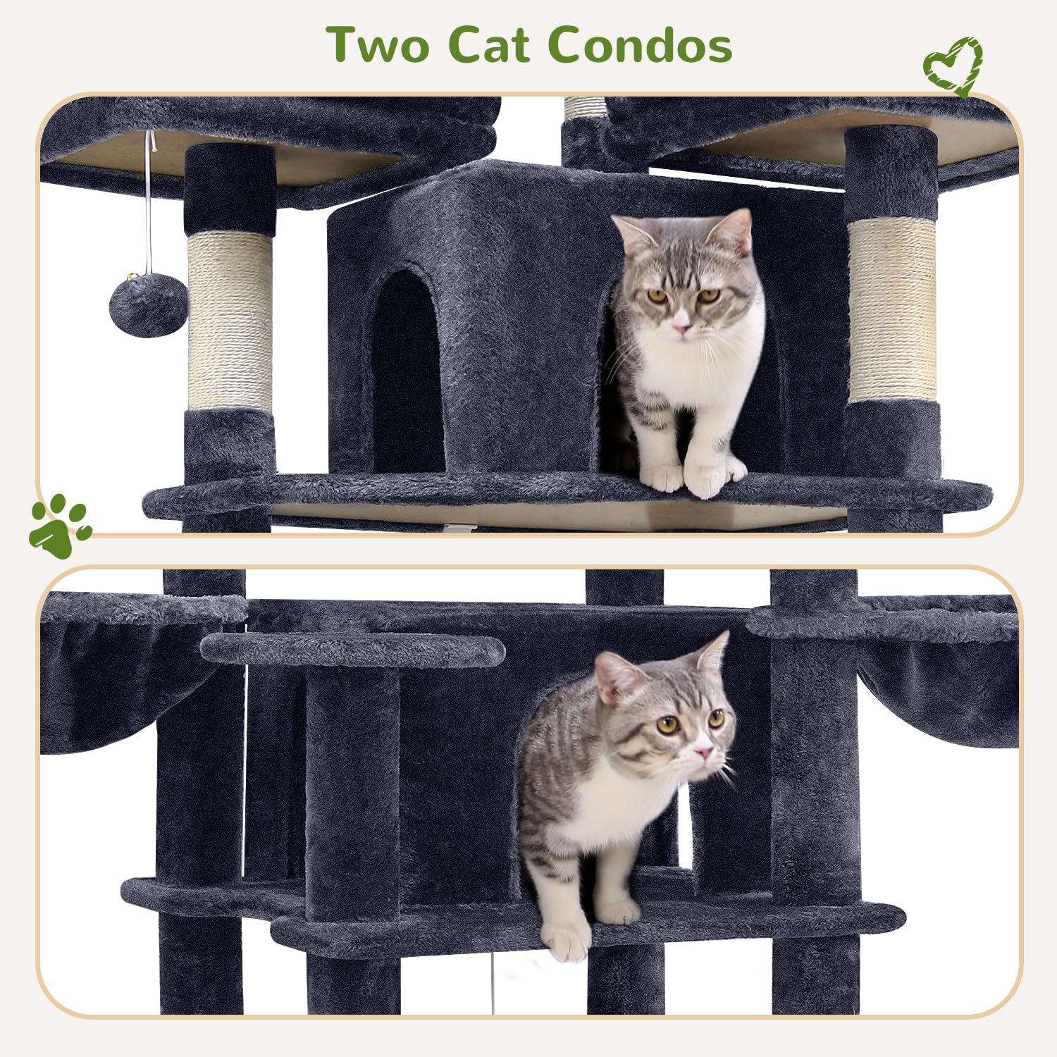1787516742_tHNuV2ym Big dla kota Tower z 80 XXL dla kota Tree do Multiple Cats