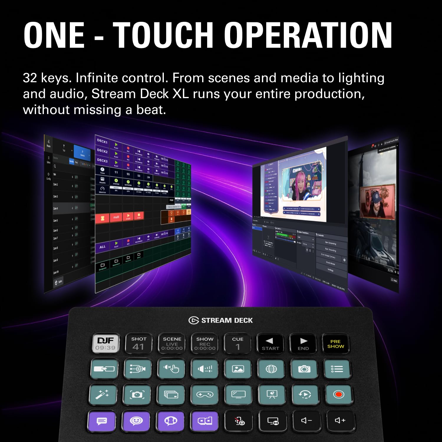 1787519011_MLcxqKsg Stream platforma XL Controller, 32 Keys, Powerful Integrations