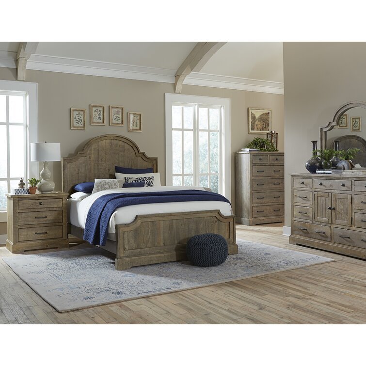Dresser, Casserly 9 szuflada 66-cali W lite drewno zestaw combo