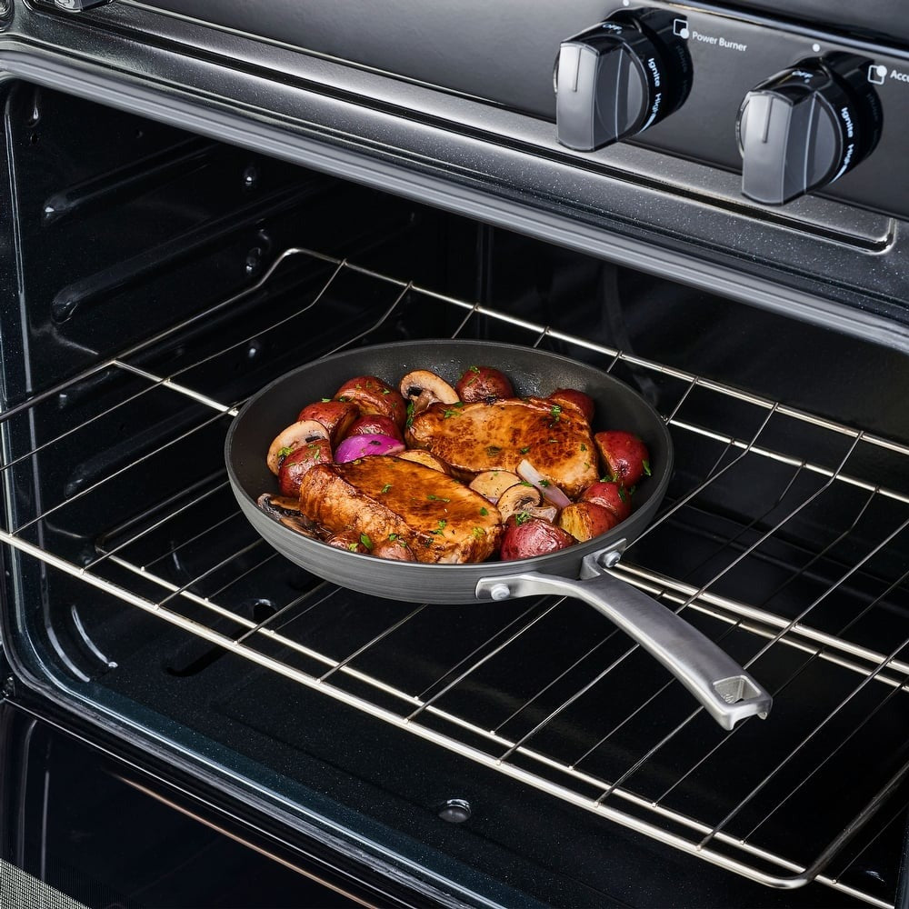 1787523477_0SLl0gr8 Klasyczny Hard-anodized nieprzywierający Cookware z 10-elementowy Pots i Pans zestaw