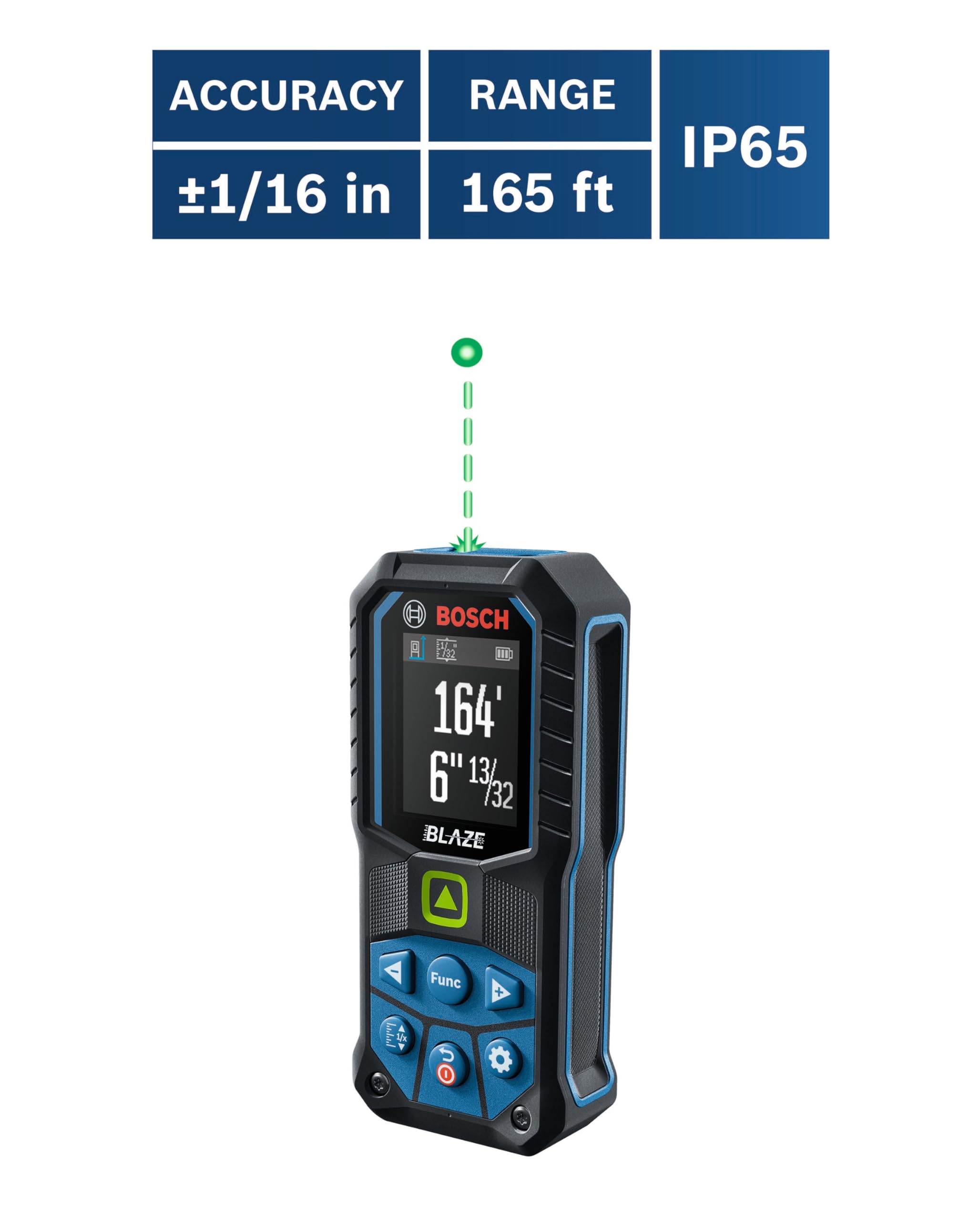 GLM165-25G Blaze Green-beam Laser Measure narzędzie