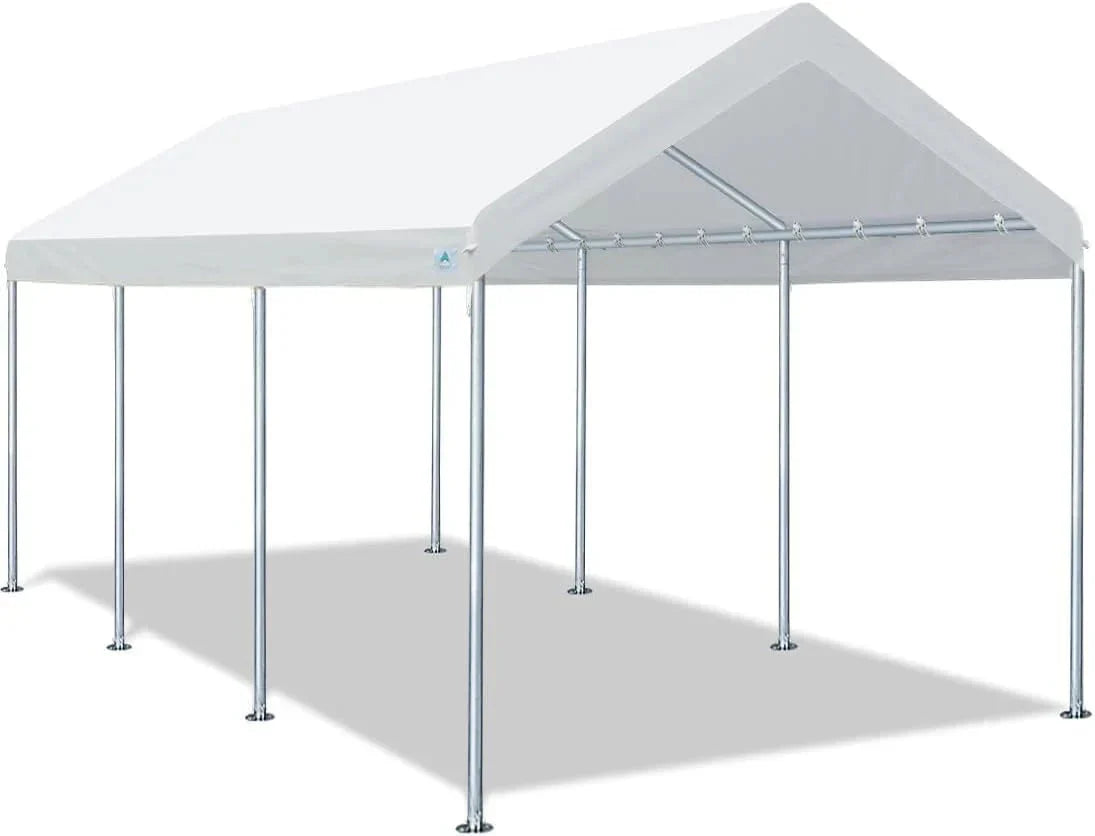 1787526748_GdrWbaGF Zadaszenie, zewnętrzny 10 X 20 ft wzmocniony Carport Potable samochodowy, garazowy Party namiot Boat schronienie