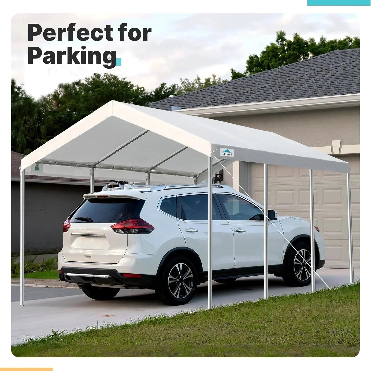 1787526763_EFLQRkw5 Zadaszenie, zewnętrzny 10 X 20 ft wzmocniony Carport Potable samochodowy, garazowy Party namiot Boat schronienie