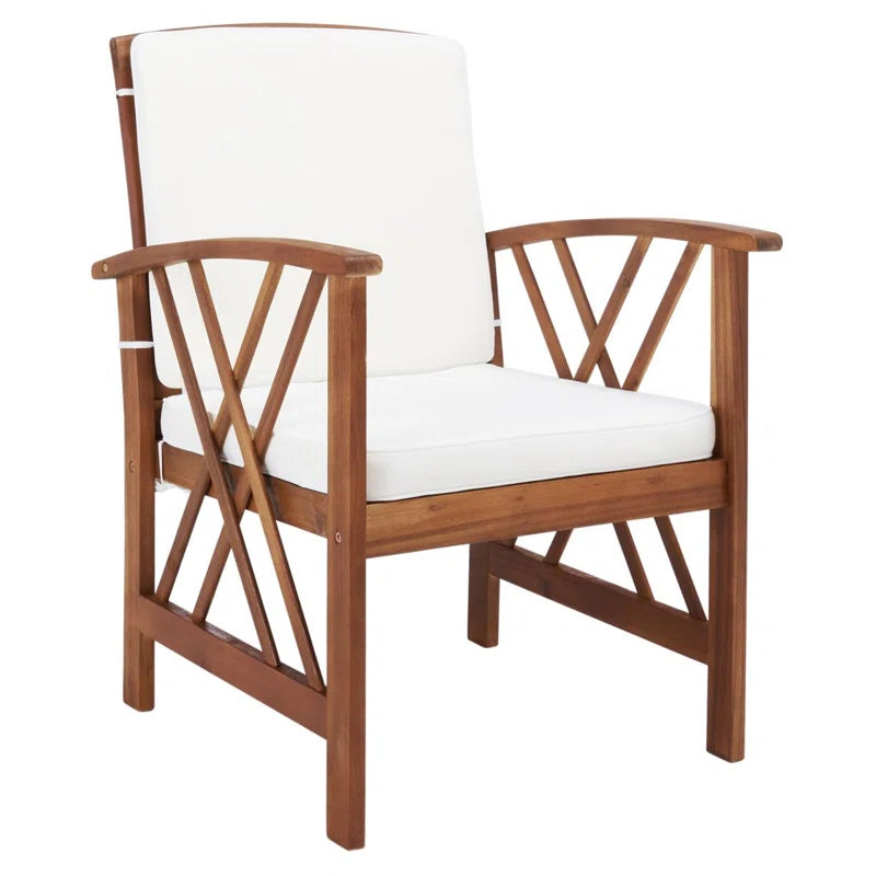 Aana Wicker 4-osobowy ogrodowy Lounge zestaw z Cushions
