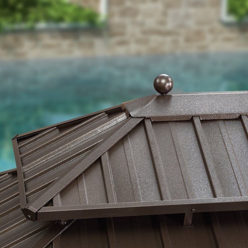16 ft. W X 12 ft. D aluminium tarasowy altana