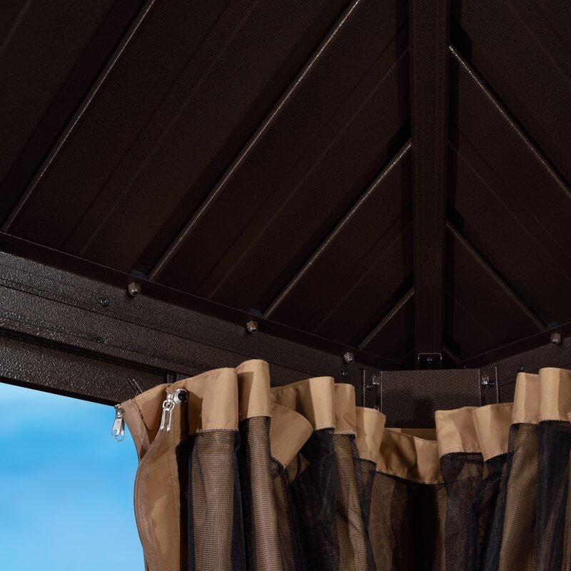 16 ft. W X 12 ft. D aluminium tarasowy altana