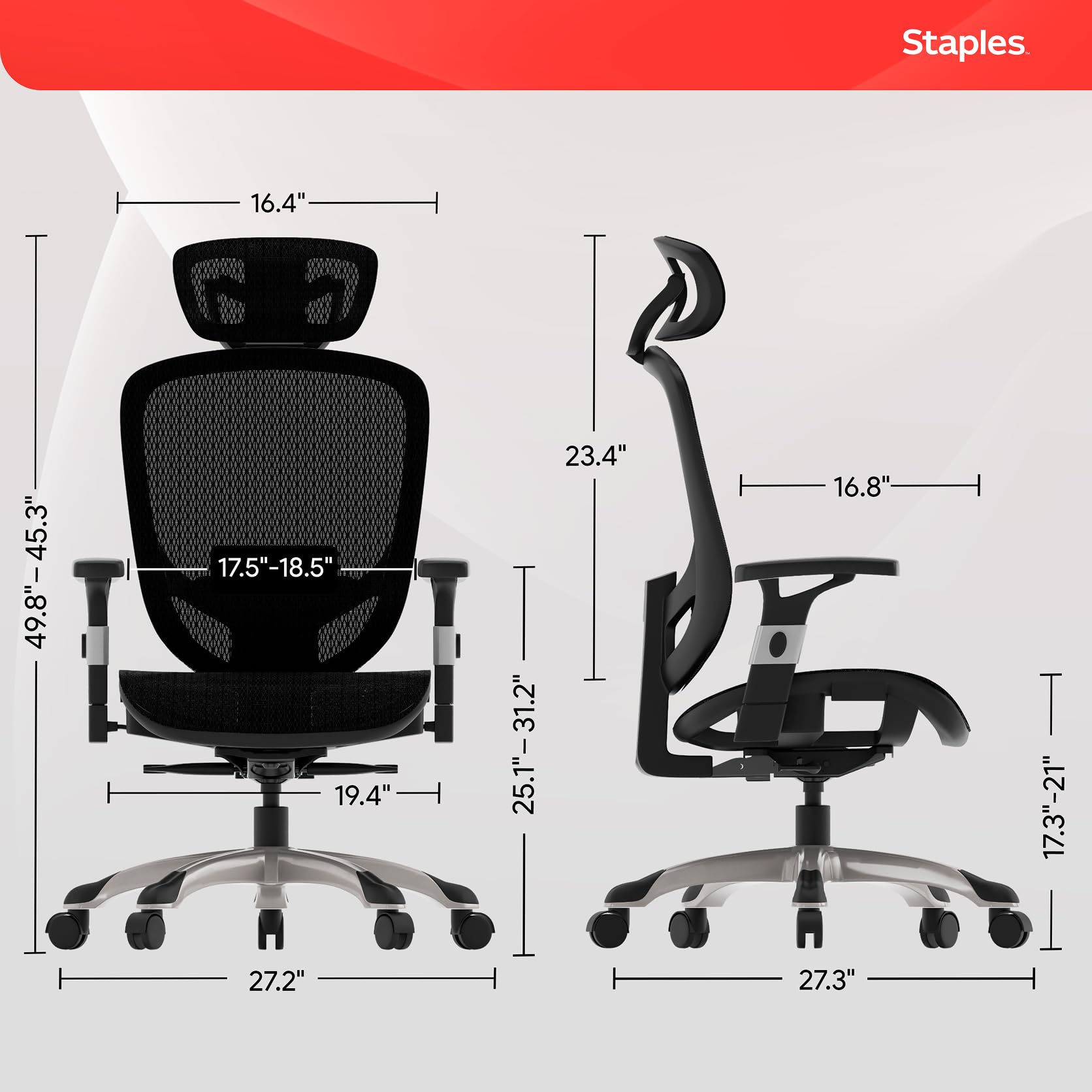 1787535294_2Hj7NsFx Hyken ergonomiczny siatka Task krzeslo z Lumbar Support