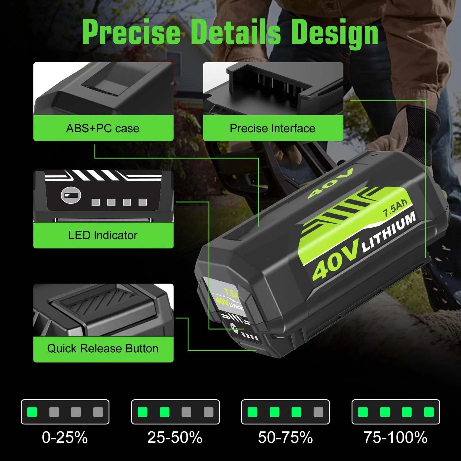 1787542575_xpvznaCa Bat 7500mAh 40V Lithium Ion zamienny akumulator