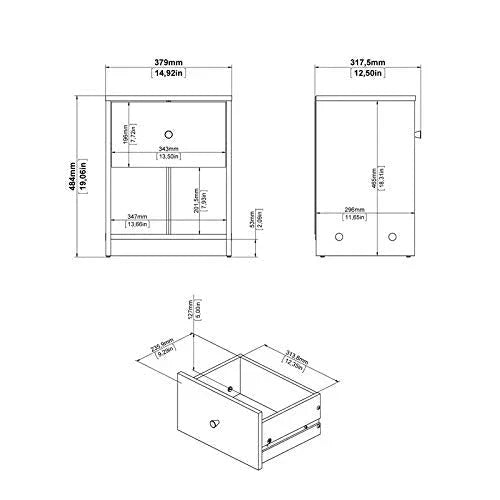 1787569759_ibGSUbTs Domowy Square 3 elementowy Bedroom zestaw z 6-szuflada podwójny Dresser