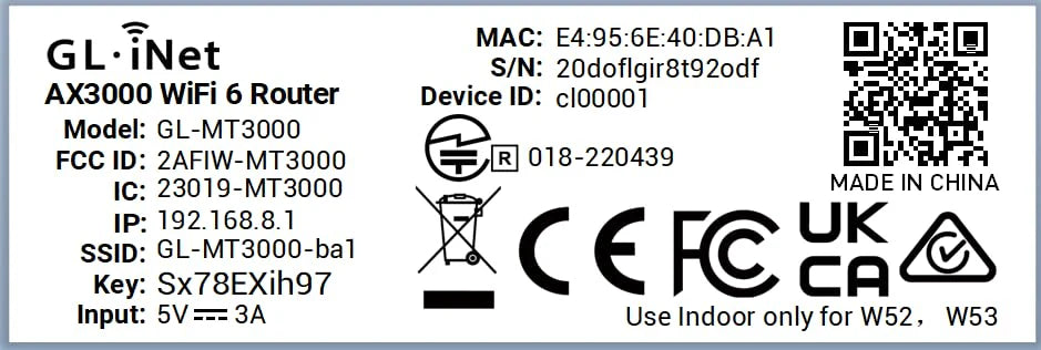 GL-MT3000 przenośny podrozny Wi-Fi 6 frezarka