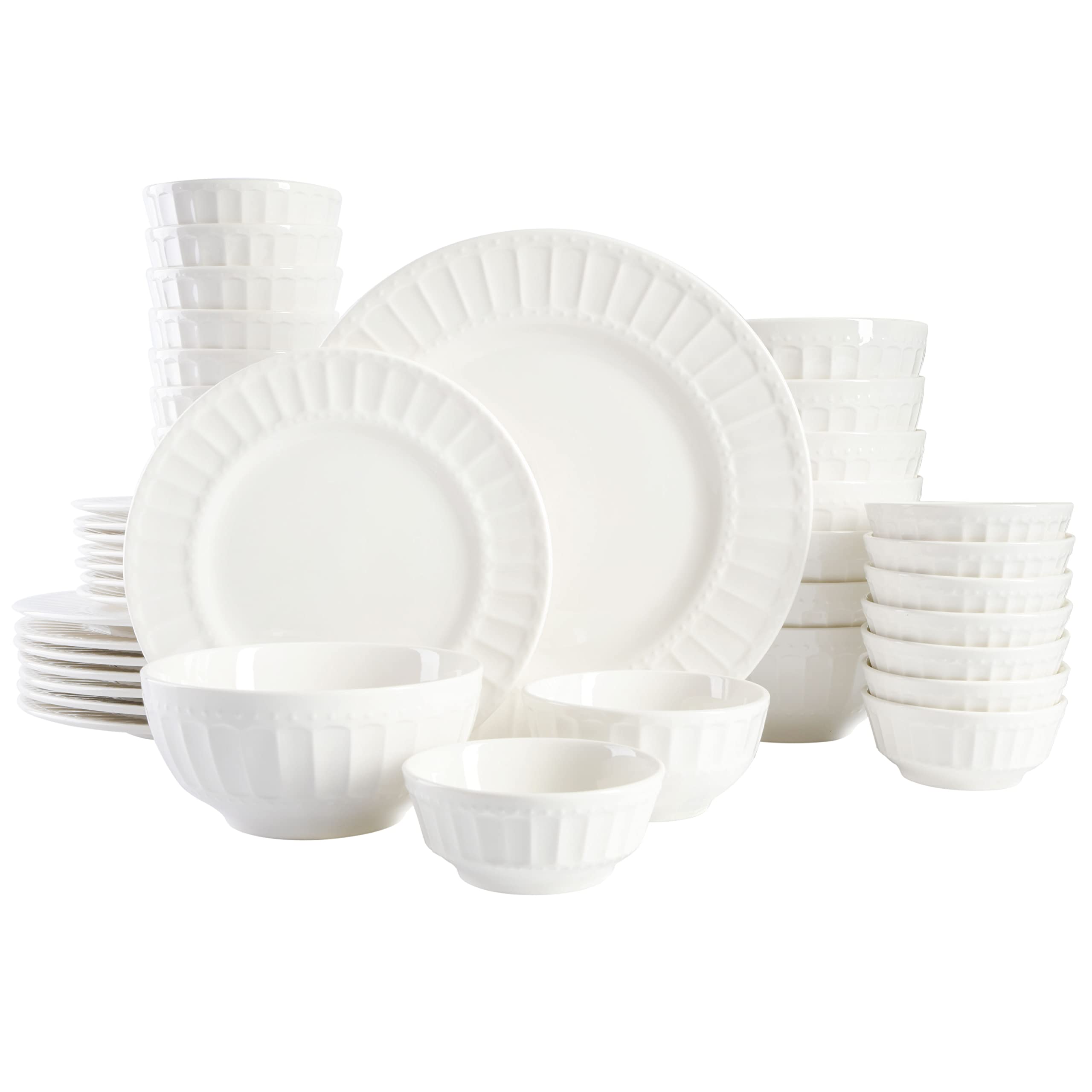 1787571842_MFdkkkew Domowy Zen Buffet Porcelain Dinnerware zestaw, do 8 (40szt.)