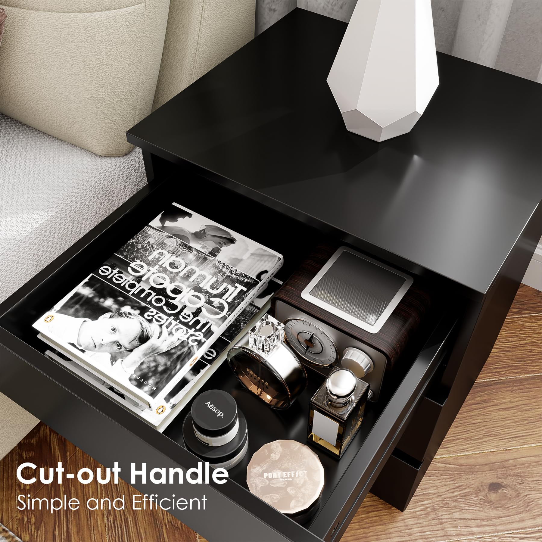 1787573482_eOdkpn35 Zestaw, czarny Nightstands, 2 z 3 szuflady