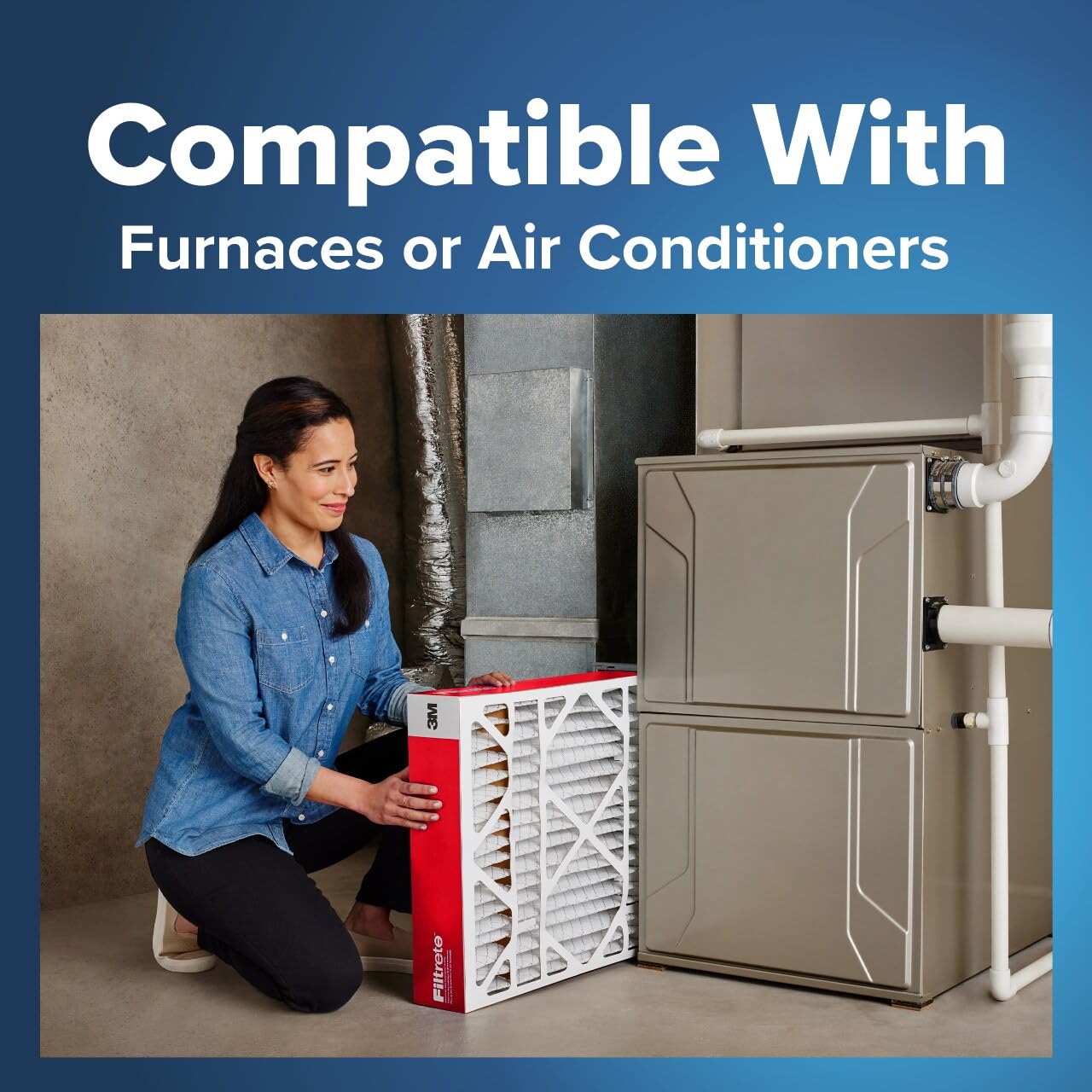 1787573862_KGFfXHVl Powietrza filtr, 20 X 25 X 4 MERV 11, 4-pakiet, do HVAC